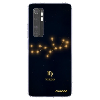 Picasee silikonový průhledný obal pro Xiaomi Mi Note 10 Lite - VIRGO
