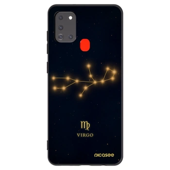 Picasee silikonový černý obal pro Samsung Galaxy A21s - VIRGO