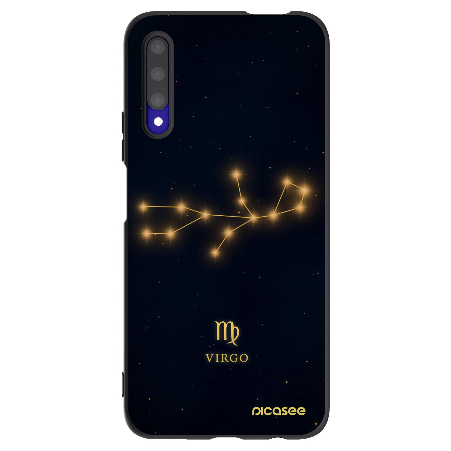 Picasee silikonový černý obal pro Honor 9X Pro - VIRGO