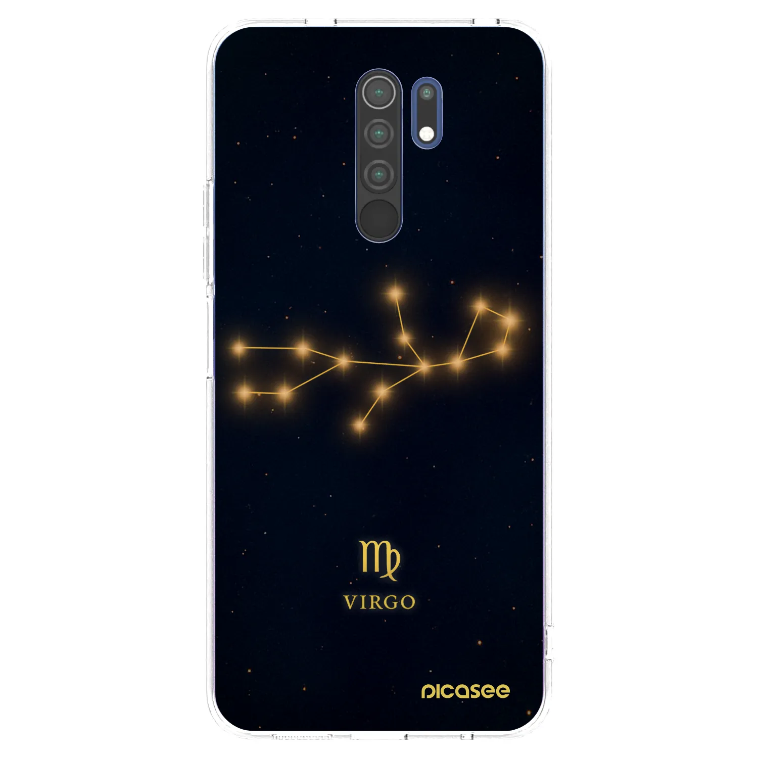 Picasee silikonový průhledný obal pro Xiaomi Redmi 9 - VIRGO