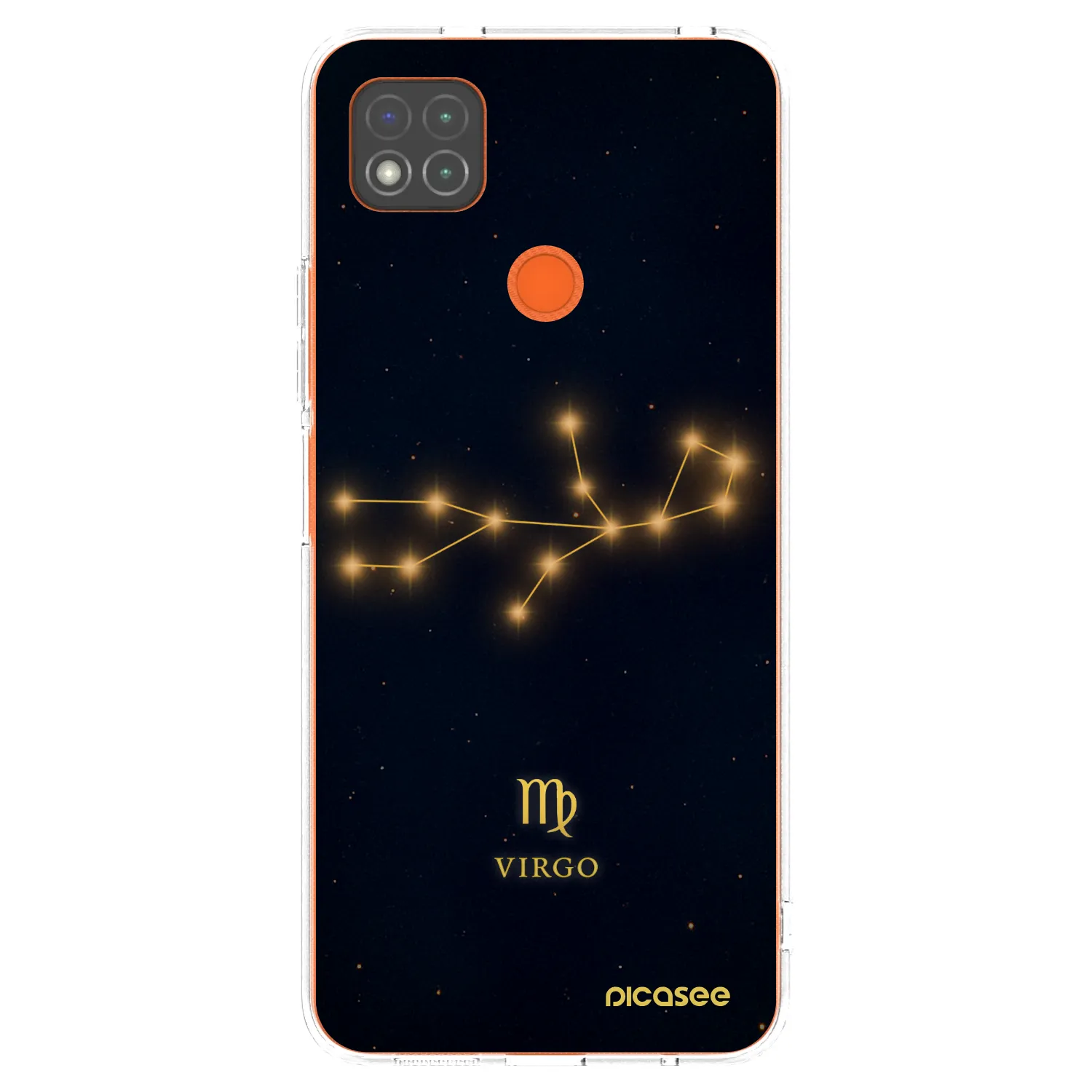 Picasee silikonový průhledný obal pro Xiaomi Redmi 9C - VIRGO