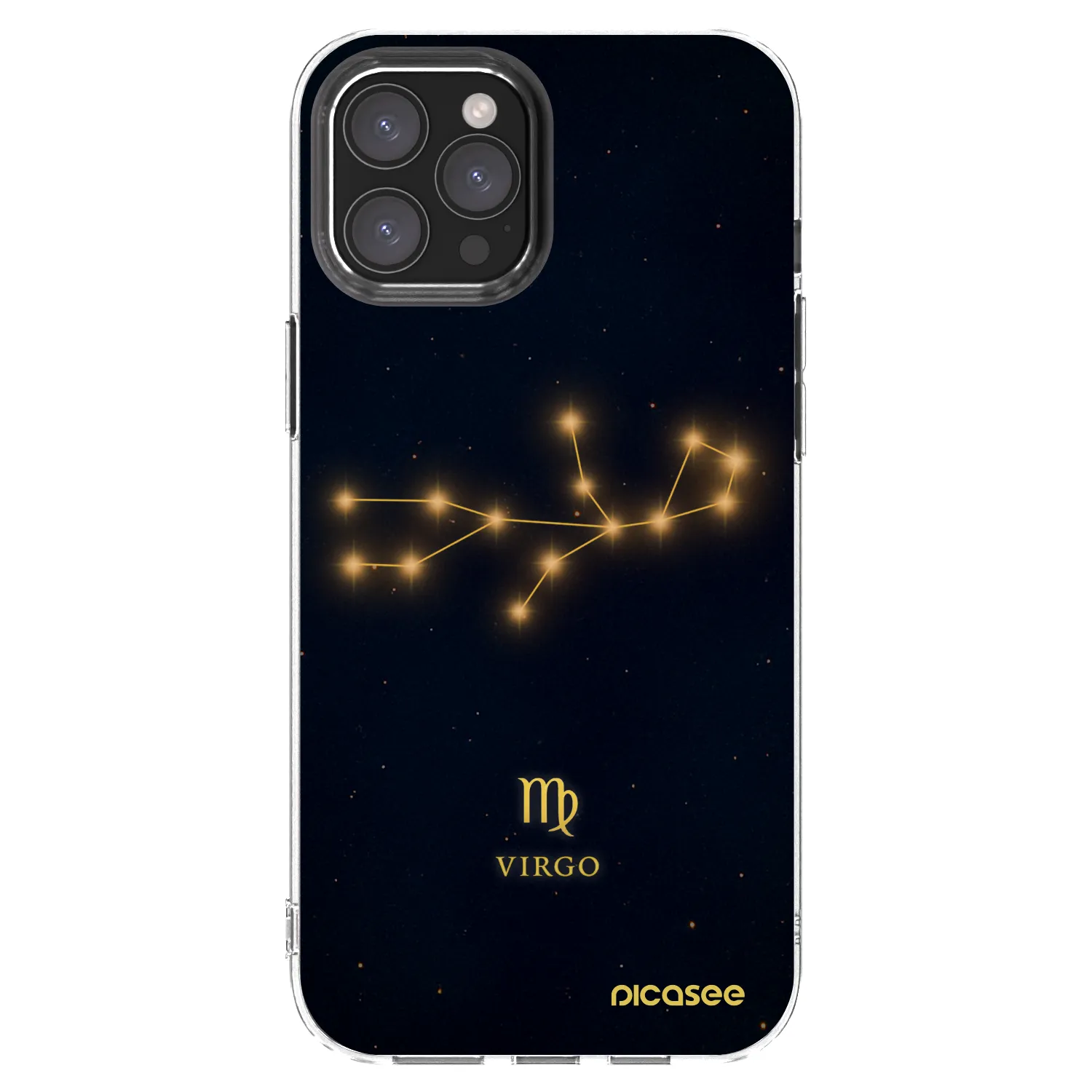 Picasee silikonový průhledný obal pro Apple iPhone 12 Pro Max - VIRGO