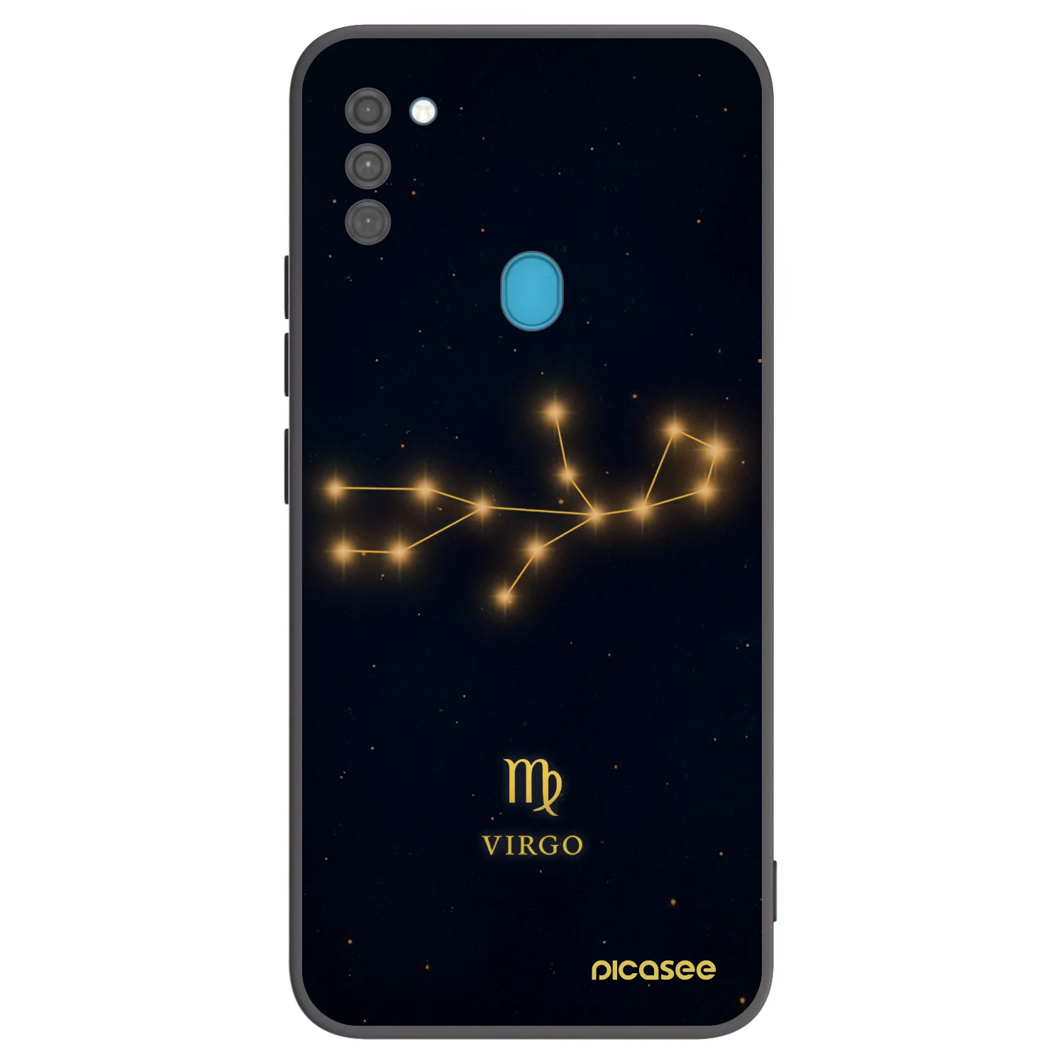 Picasee silikonový černý obal pro Samsung Galaxy M11 - VIRGO