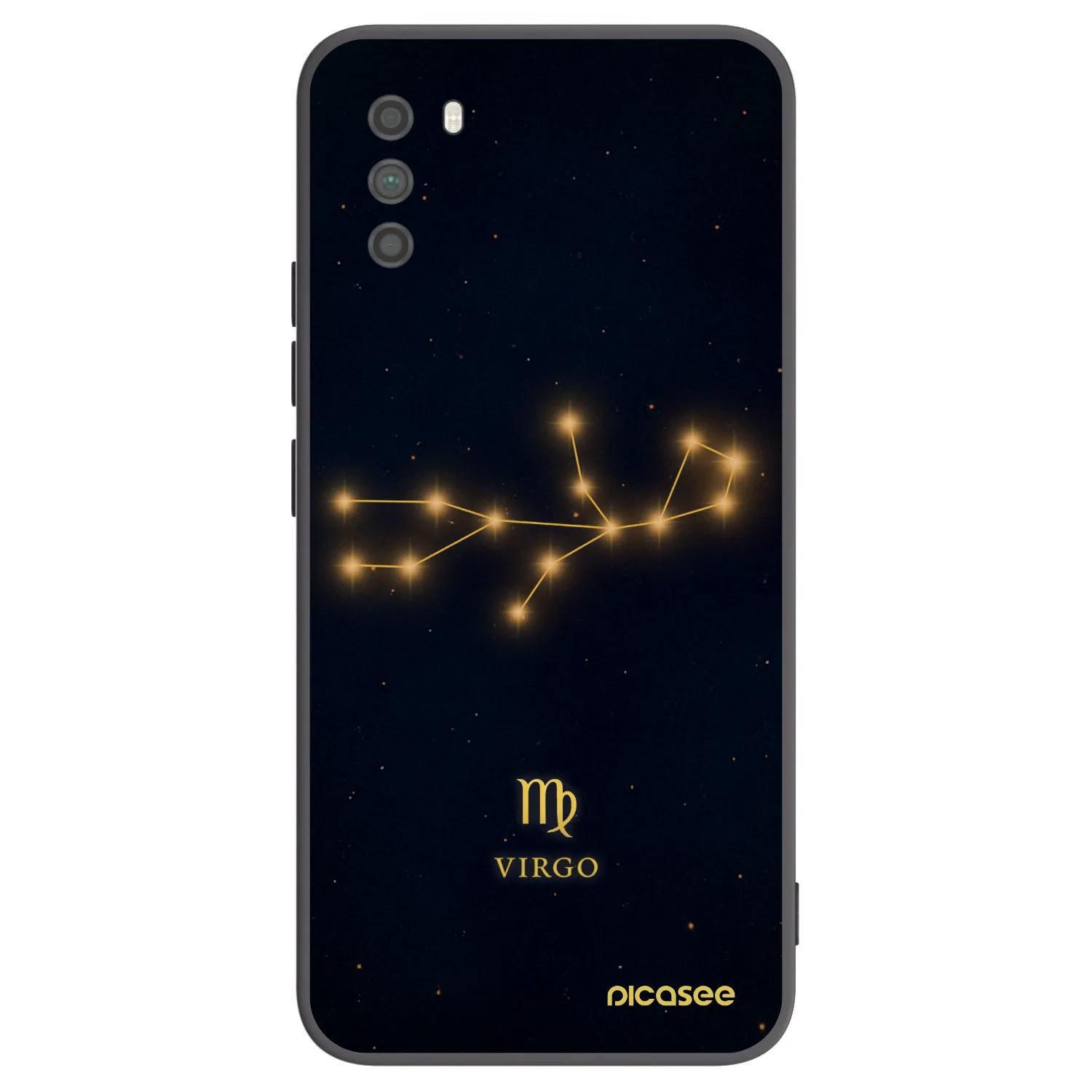 Picasee silikonový černý obal pro Xiaomi Poco M3 - VIRGO