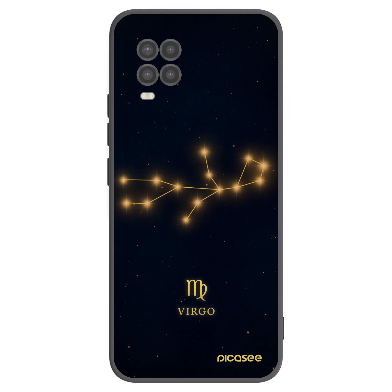 Picasee silikonový černý obal pro Xiaomi Mi 10 Lite - VIRGO