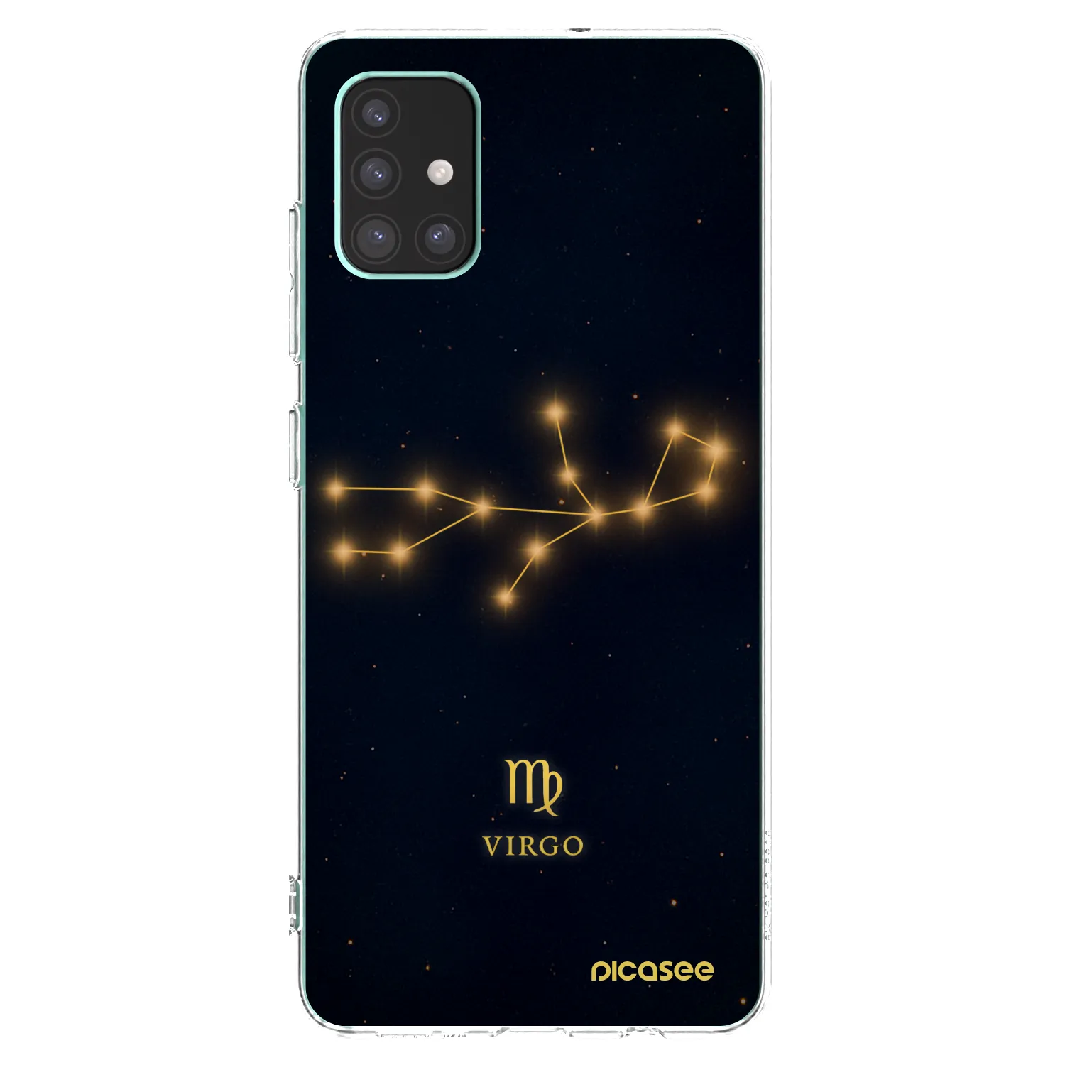 Picasee silikonový průhledný obal pro Samsung Galaxy M51 M515F - VIRGO