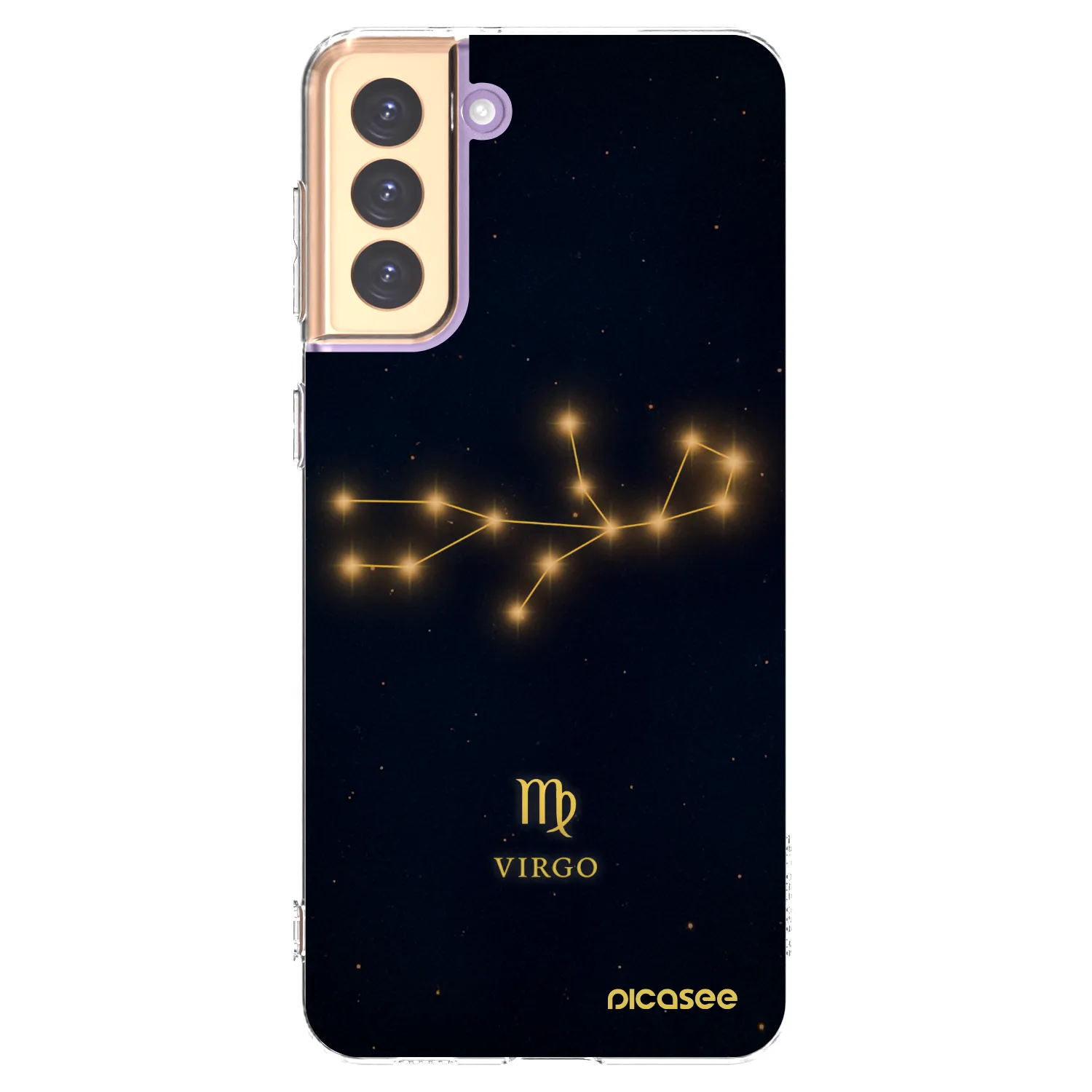 Picasee silikonový průhledný obal pro Samsung Galaxy S21+ 5G G996F - VIRGO