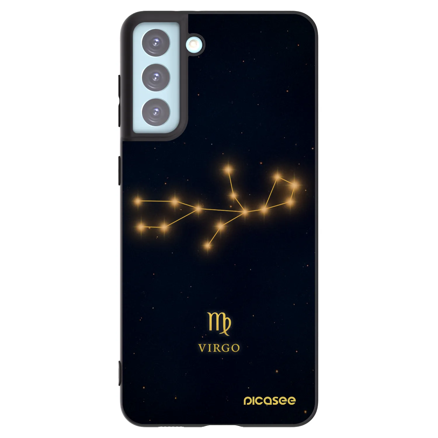 Picasee silikonový černý obal pro Samsung Galaxy S21+ 5G G996F - VIRGO
