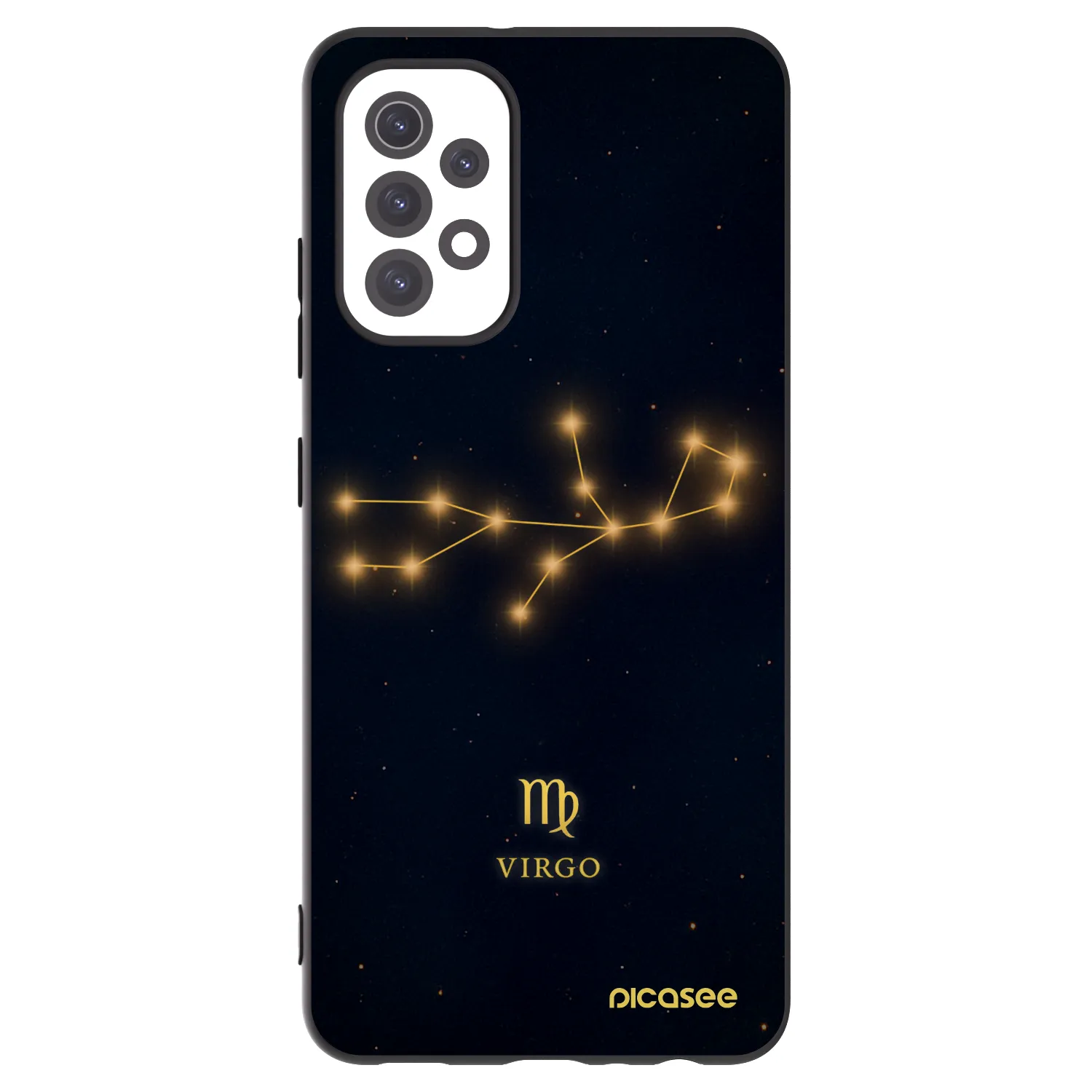 Picasee silikonový černý obal pro Samsung Galaxy A32 5G A326B - VIRGO
