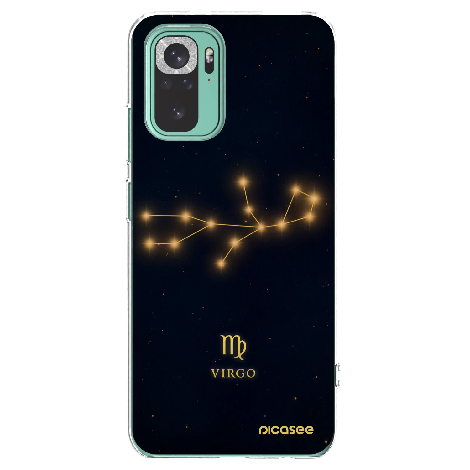 Picasee silikonový průhledný obal pro Xiaomi Redmi Note 10 Pro - VIRGO