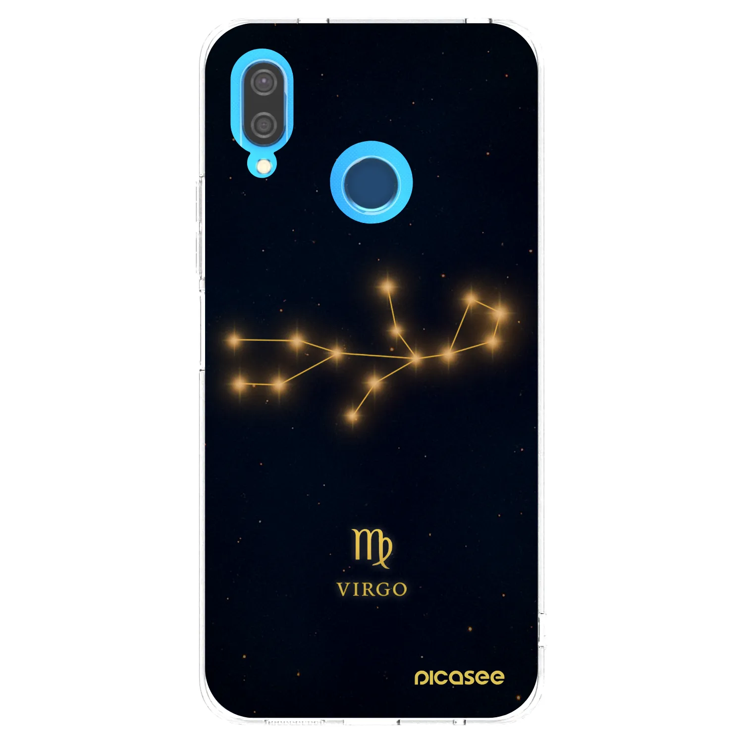 Picasee silikonový průhledný obal pro Huawei P20 Lite - VIRGO