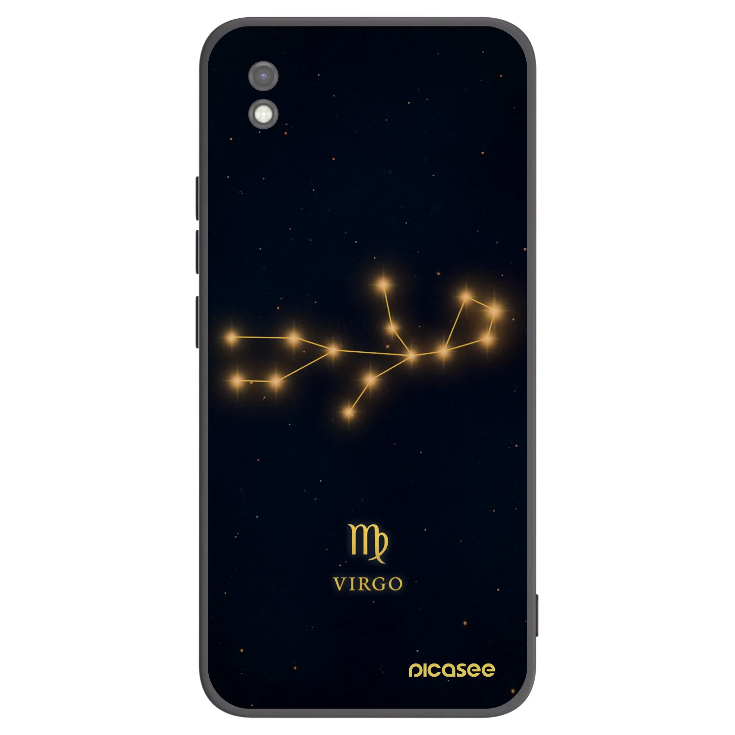 Picasee silikonový černý obal pro Xiaomi Redmi 9AT - VIRGO
