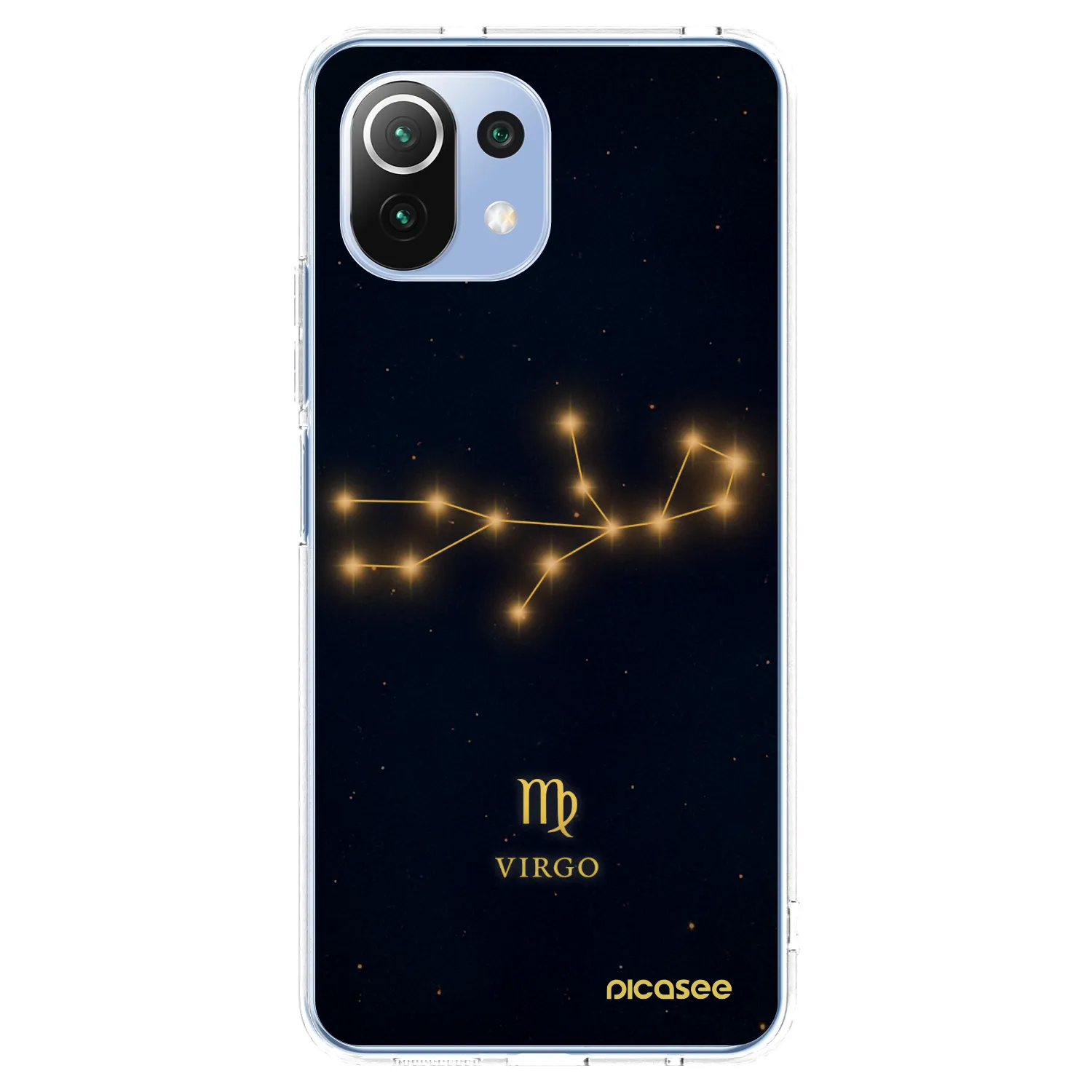Picasee silikonový průhledný obal pro Xiaomi Mi 11 Lite - VIRGO