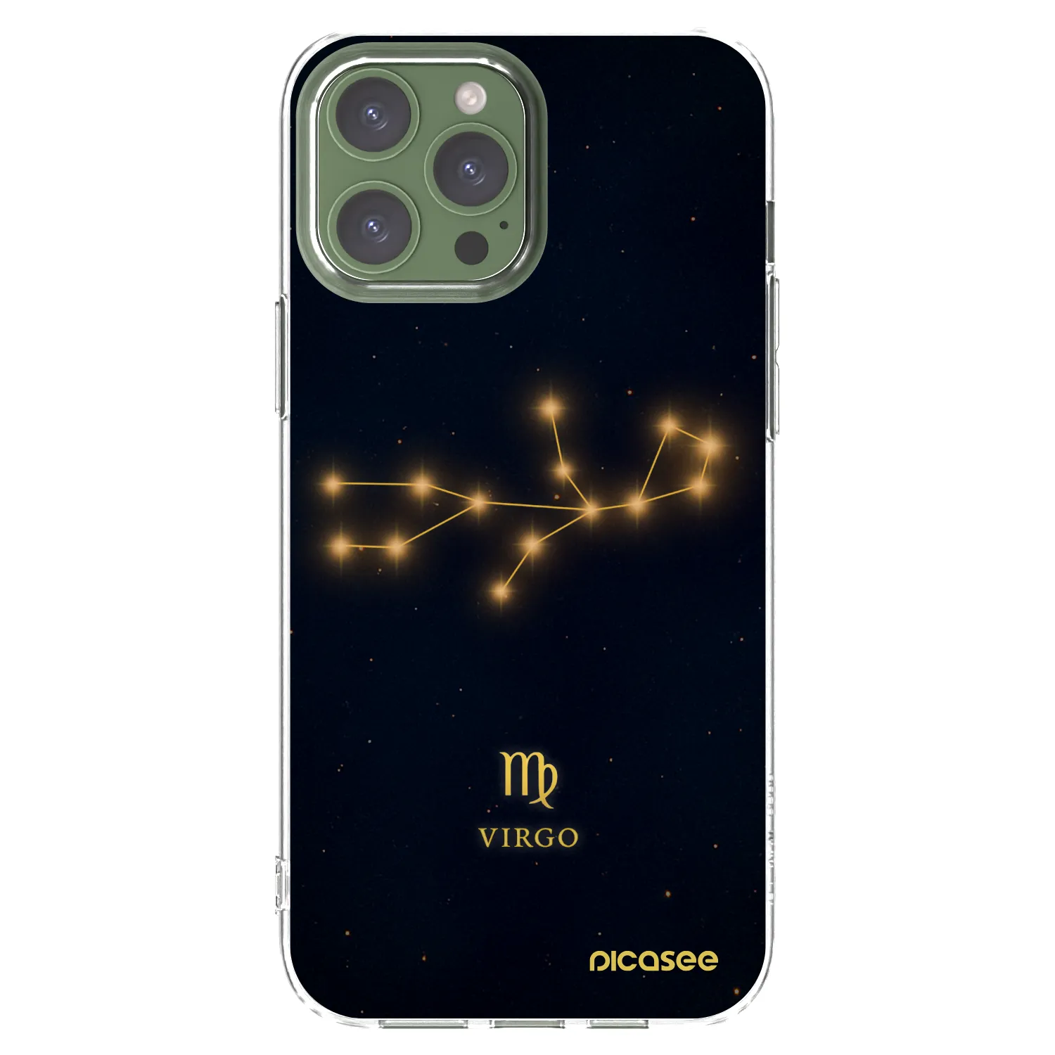 Picasee silikonový průhledný obal pro Apple iPhone 13 Pro Max - VIRGO