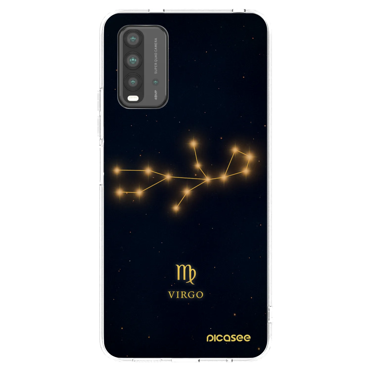 Picasee silikonový průhledný obal pro Xiaomi Redmi 9T - VIRGO