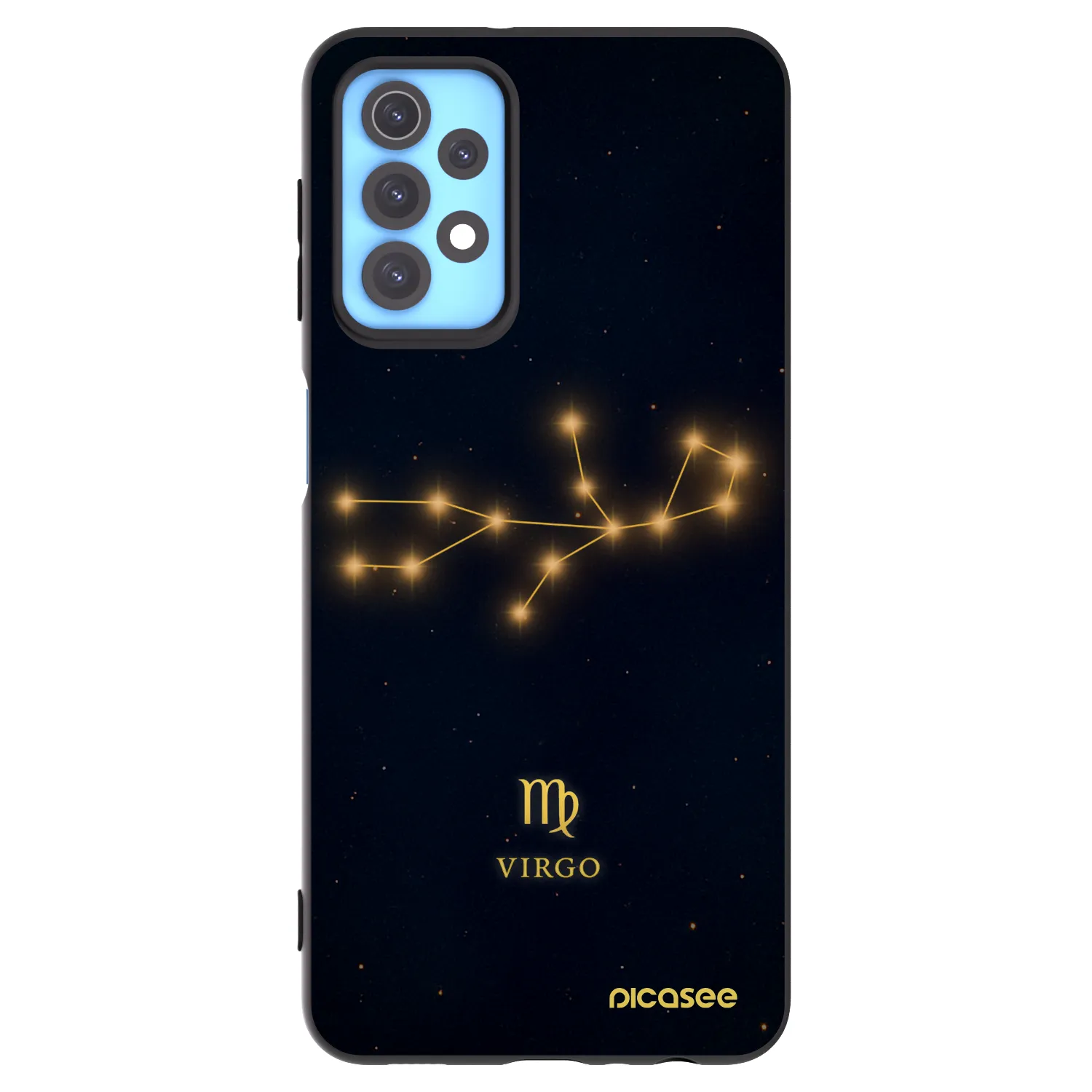 Picasee silikonový černý obal pro Samsung Galaxy A32 4G SM-A325F - VIRGO