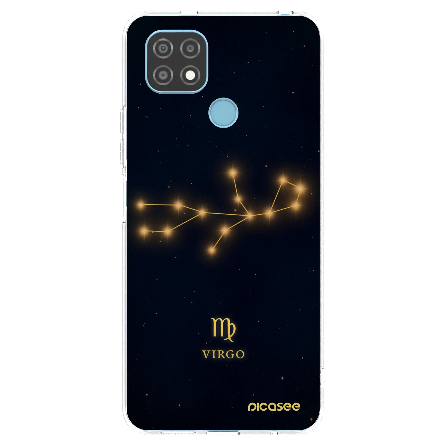 Picasee silikonový průhledný obal pro Realme C21 - VIRGO