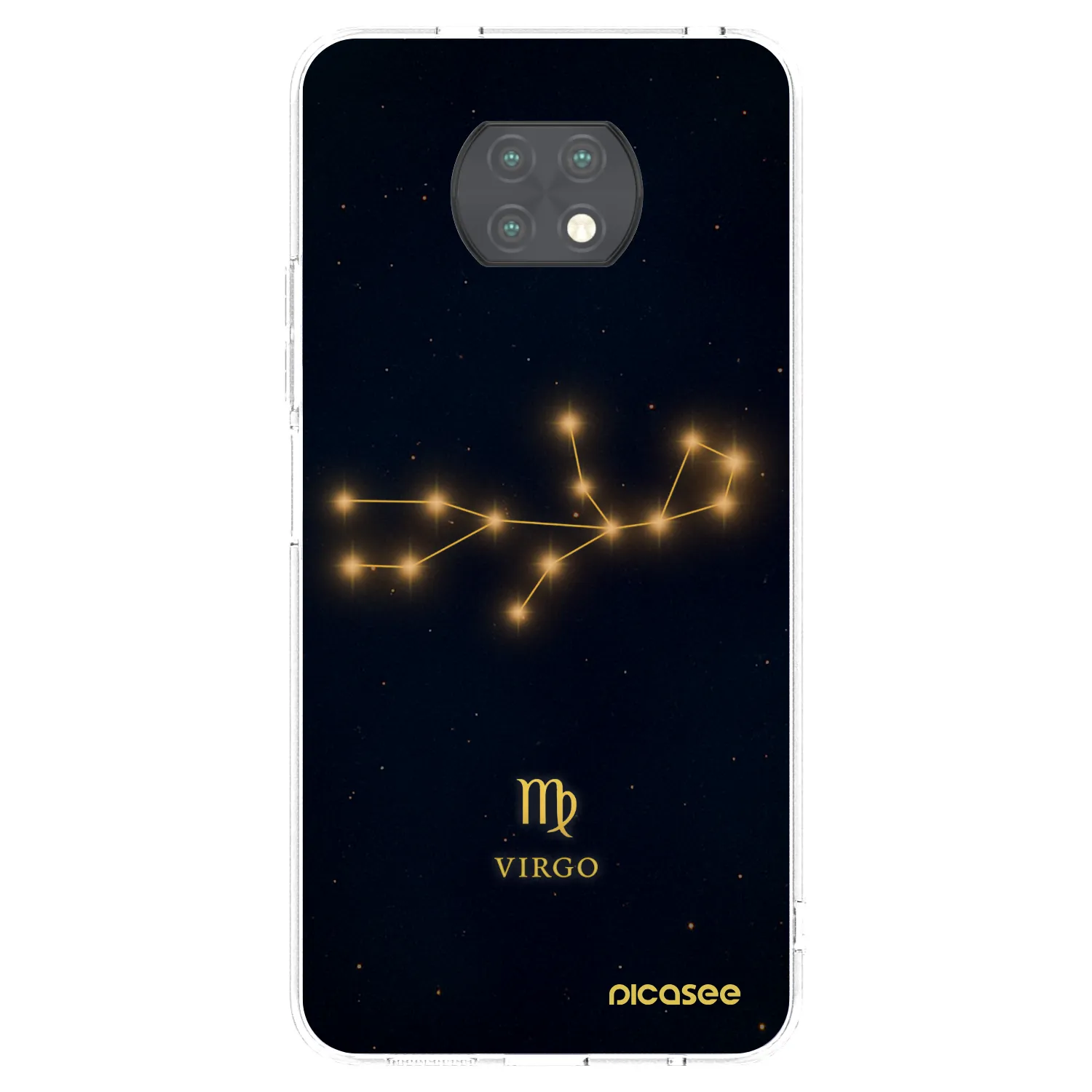 Picasee silikonový průhledný obal pro Xiaomi Redmi Note 9T - VIRGO
