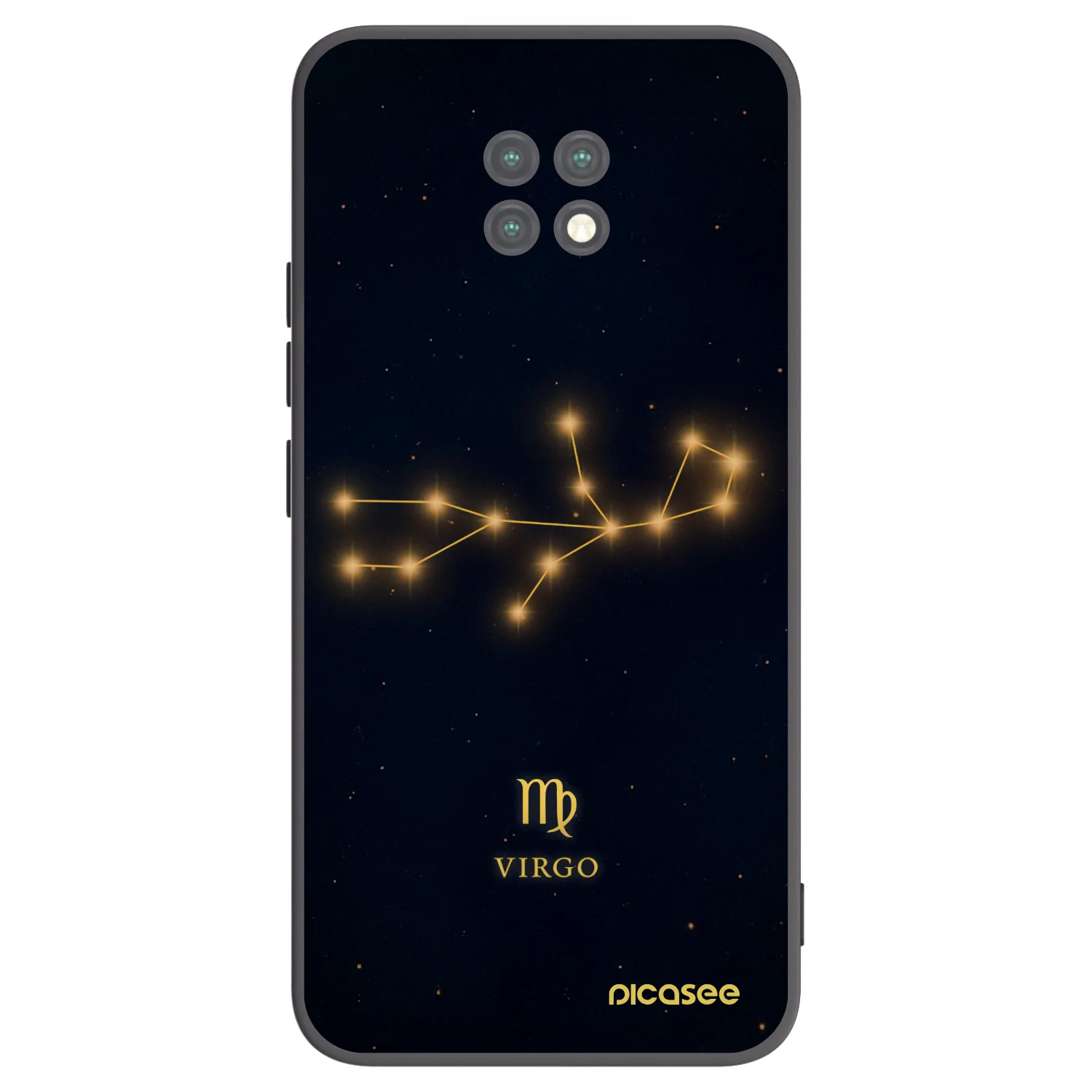 Picasee silikonový černý obal pro Xiaomi Redmi Note 9T - VIRGO