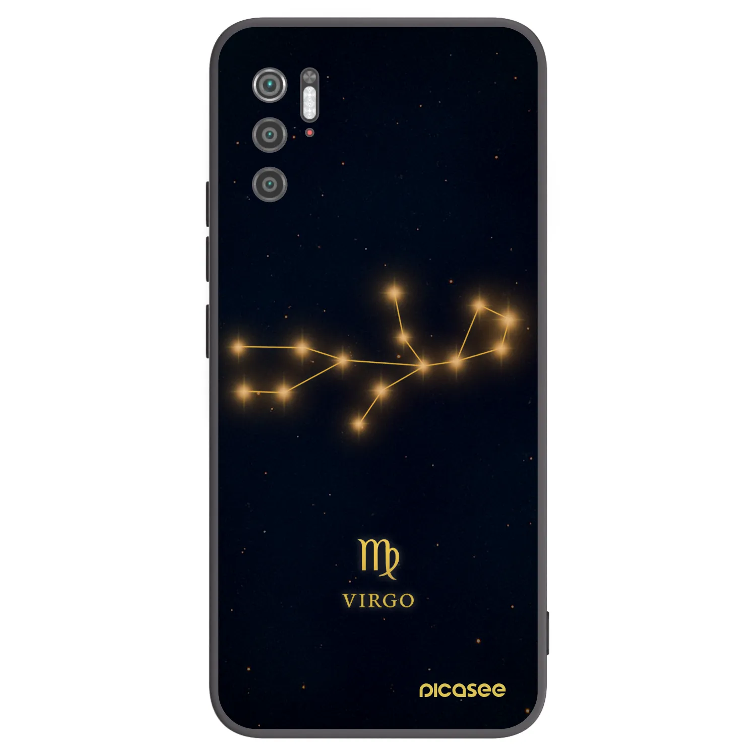 Picasee silikonový černý obal pro Xiaomi Poco M3 Pro 5G - VIRGO
