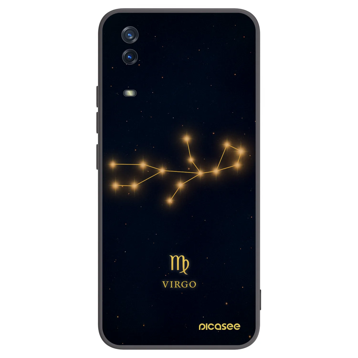 Picasee silikonový černý obal pro Vivo Y11s - VIRGO
