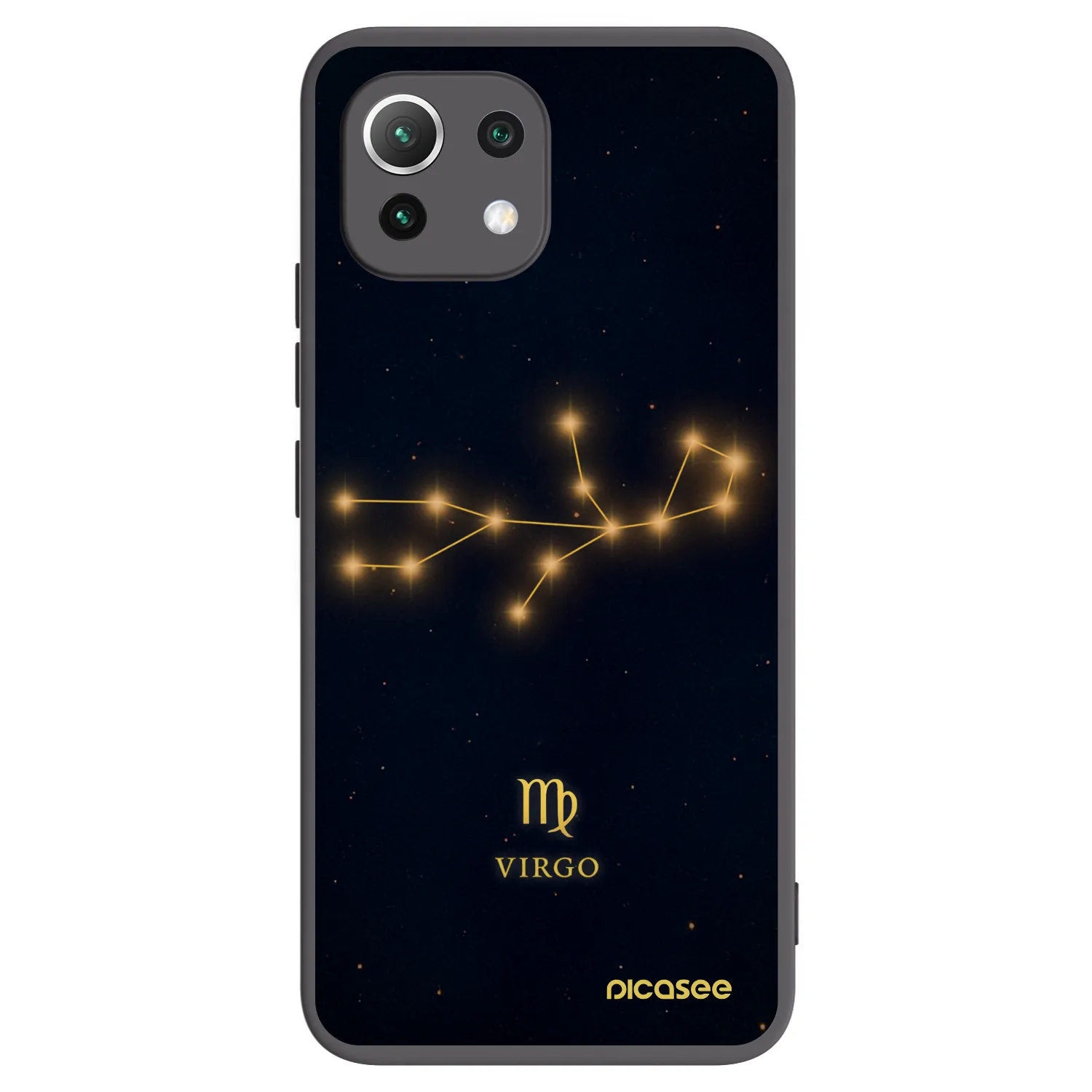 Picasee silikonový černý obal pro Xiaomi 11 Lite 5G NE - VIRGO