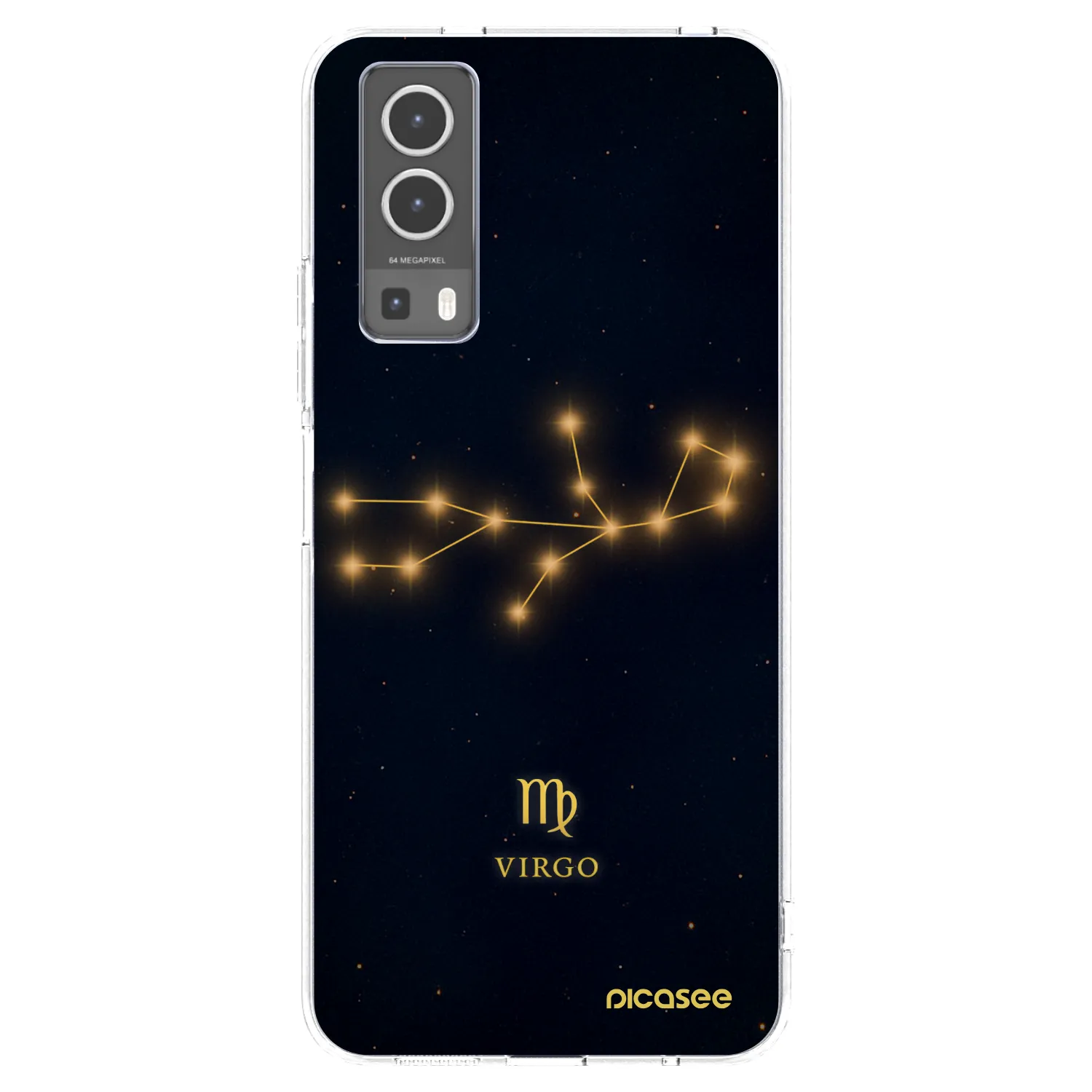 Picasee silikonový průhledný obal pro Vivo Y72 5G - VIRGO
