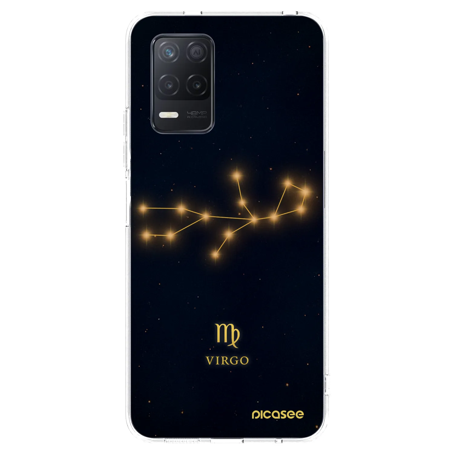 Picasee silikonový průhledný obal pro Realme 8 5G - VIRGO