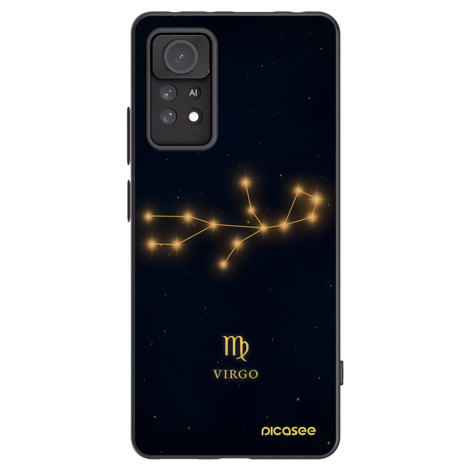 Picasee silikonový černý obal pro Xiaomi Redmi Note 11 Pro - VIRGO