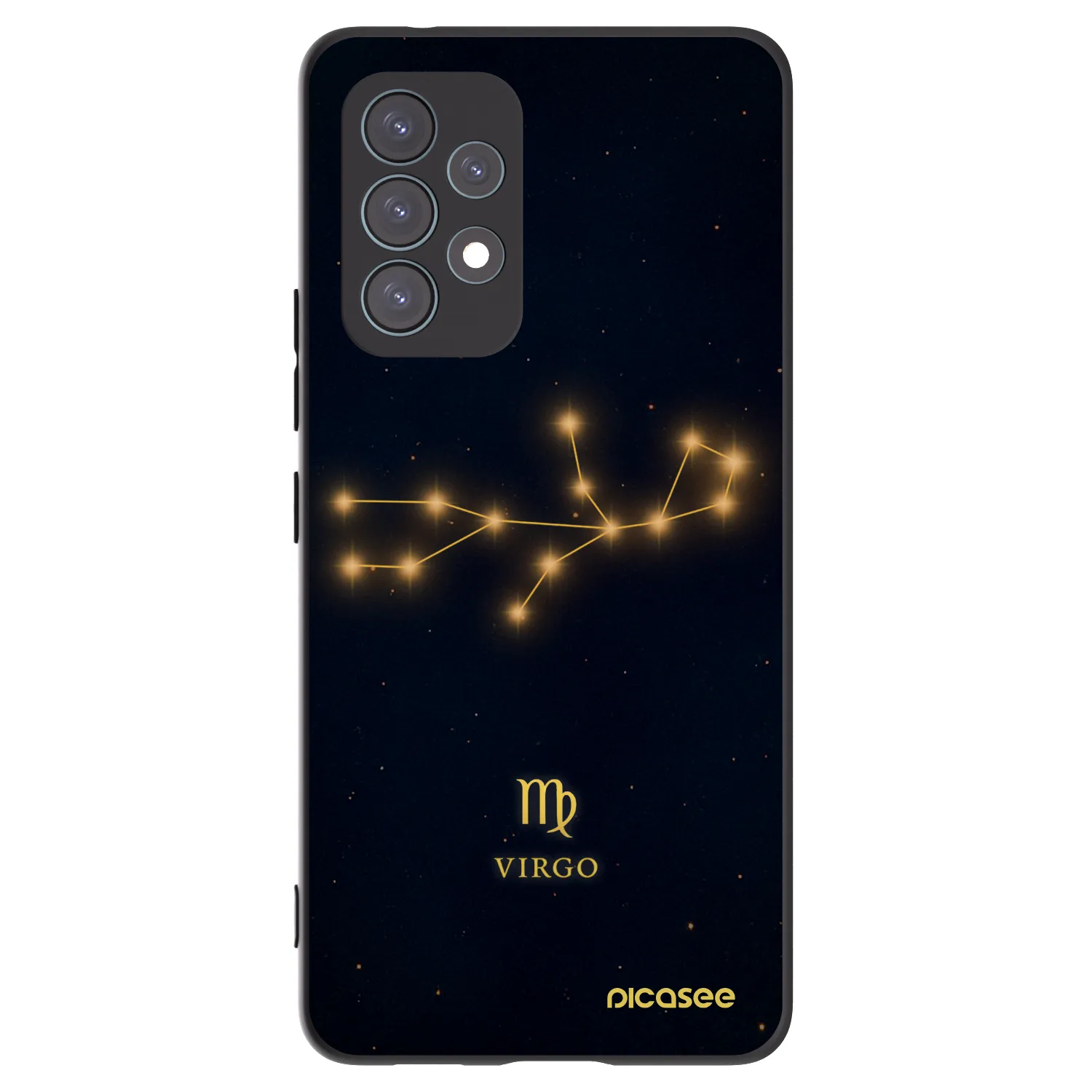 Picasee silikonový černý obal pro Samsung Galaxy A53 5G A536 - VIRGO