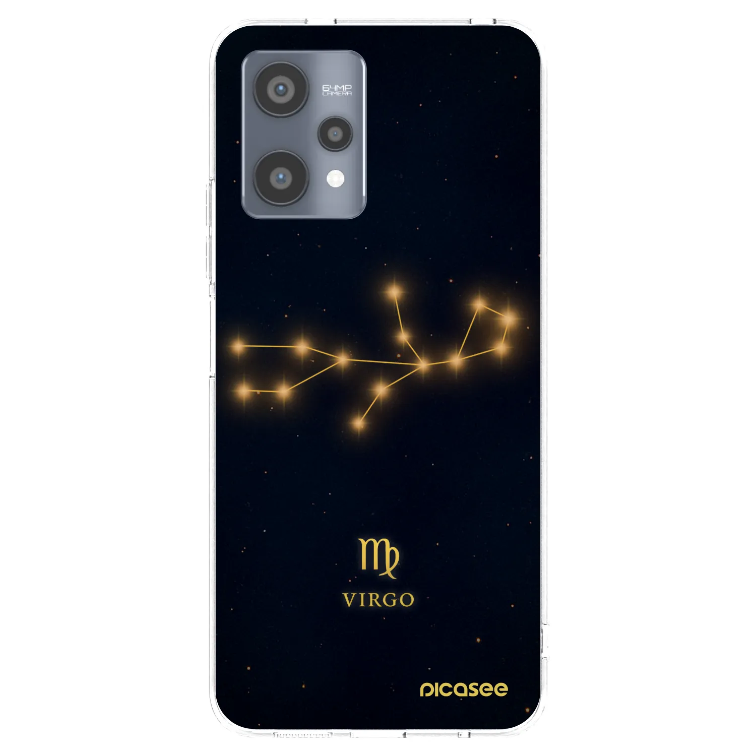 Picasee silikonový průhledný obal pro Realme 9 Pro 5G - VIRGO