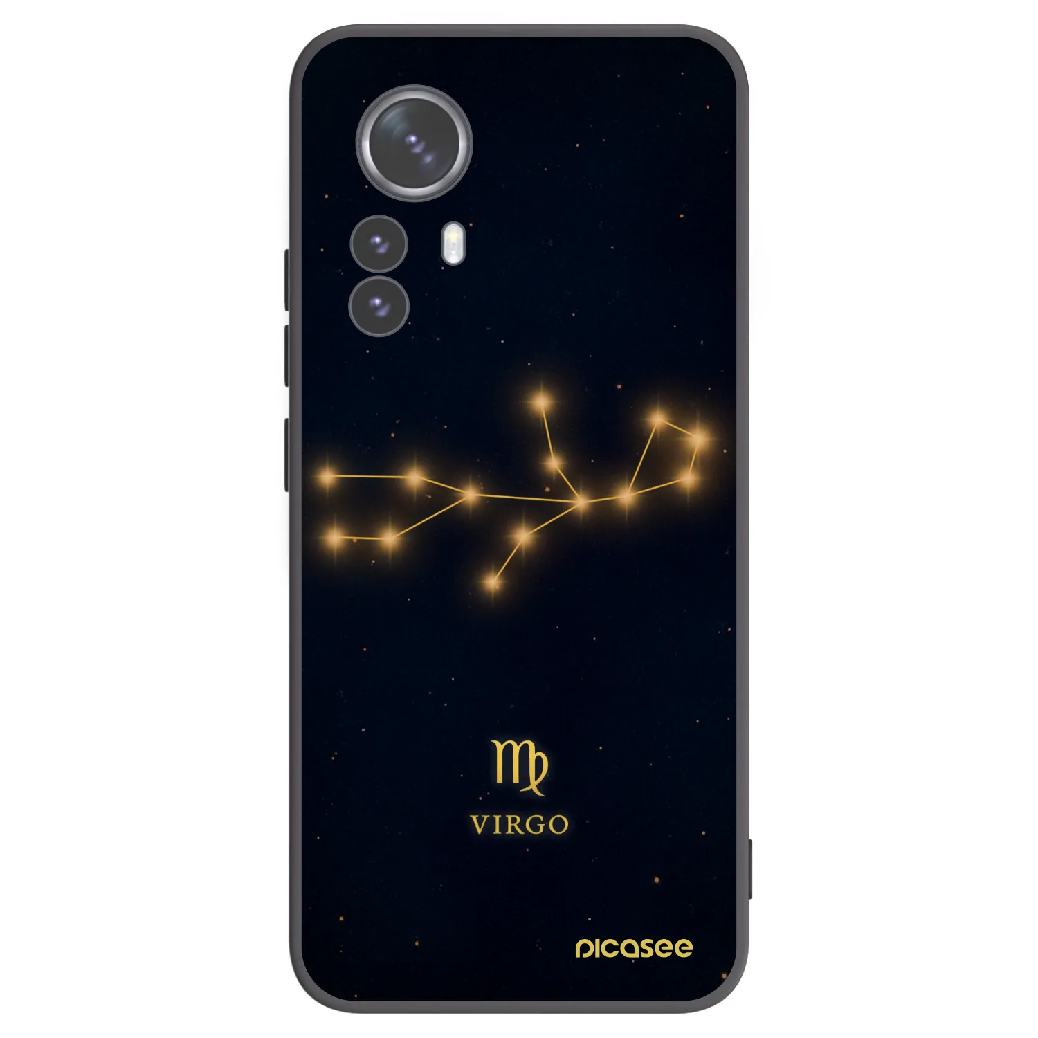 Picasee silikonový černý obal pro Xiaomi 12 Pro - VIRGO