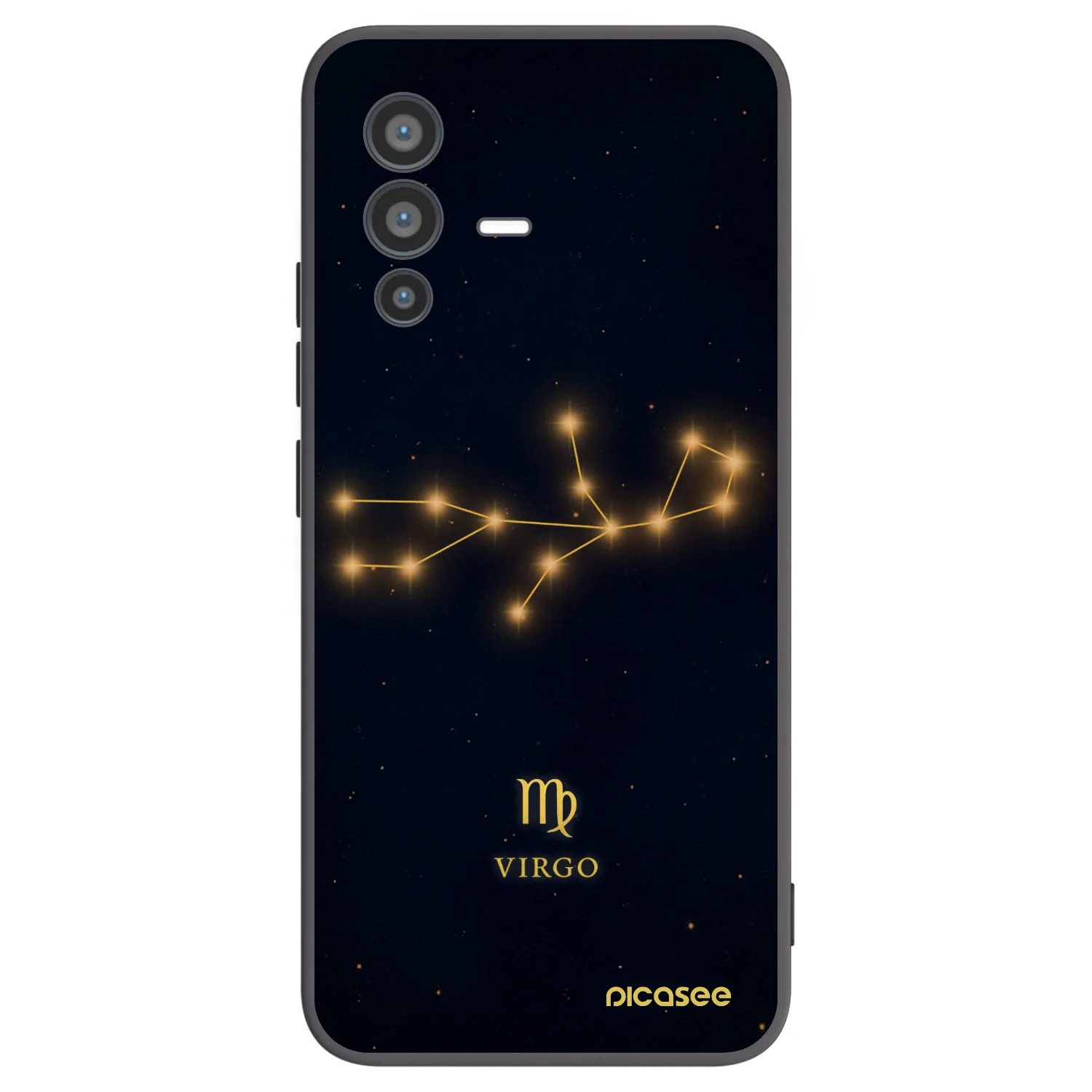 Picasee silikonový černý obal pro Vivo V23 5G - VIRGO