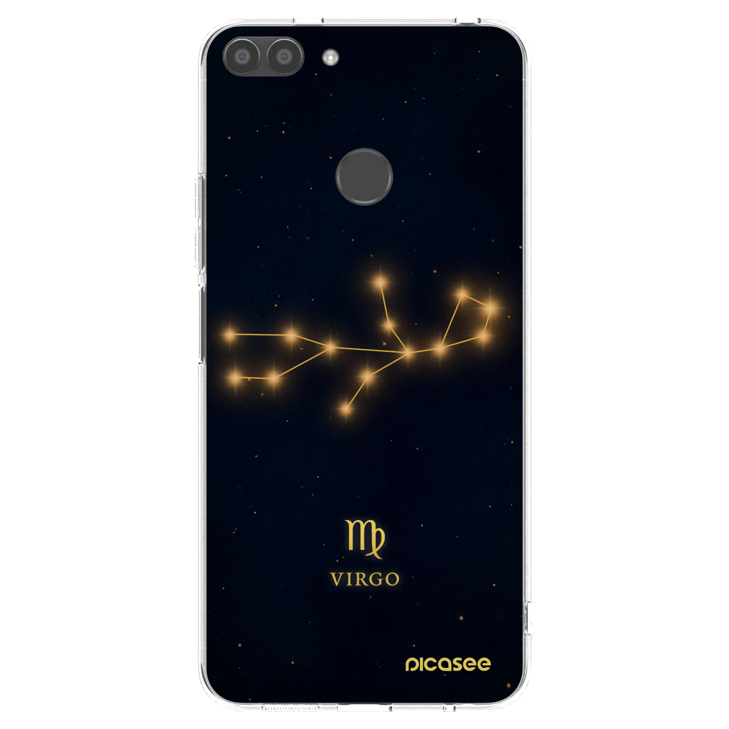 Picasee silikonový průhledný obal pro Huawei P Smart - VIRGO