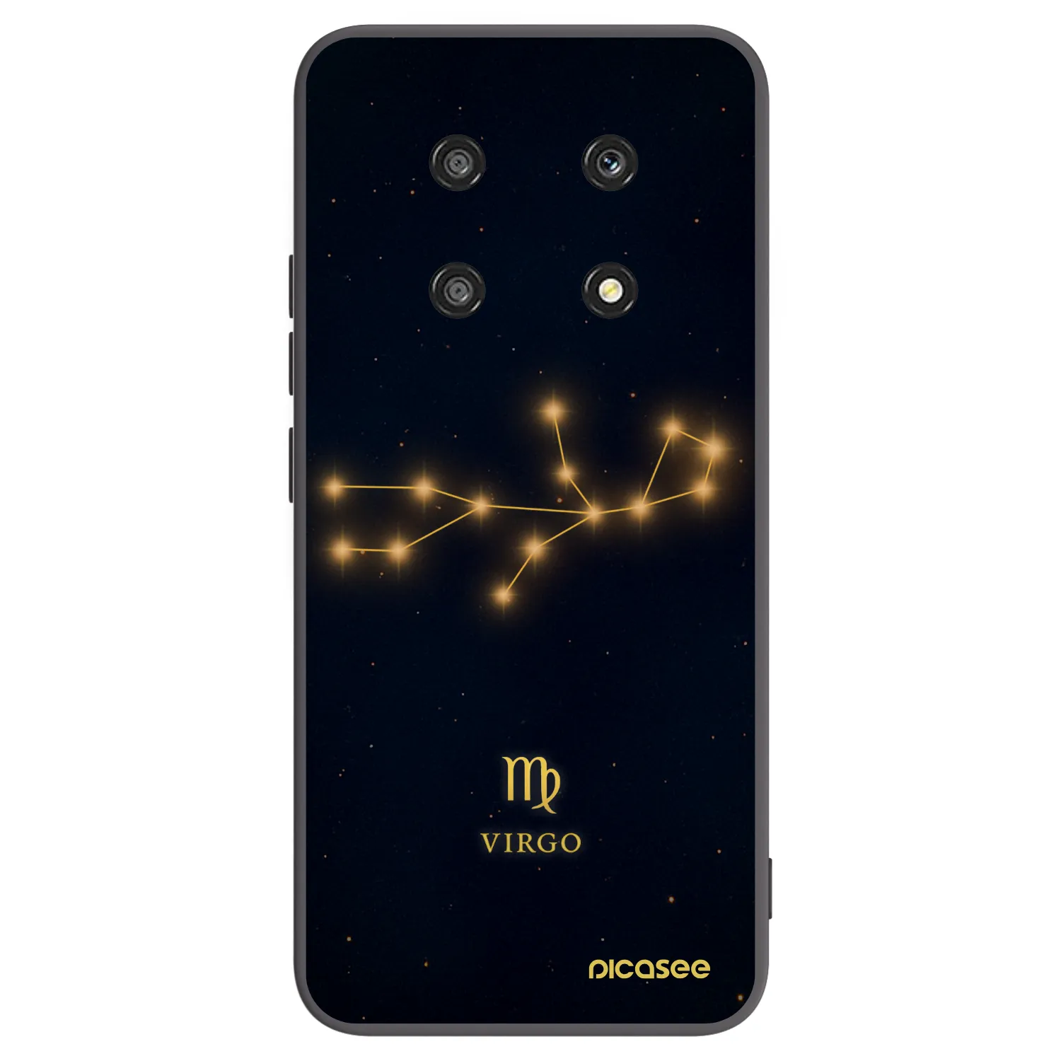 Picasee silikonový černý obal pro Honor Magic4 Lite 5G - VIRGO