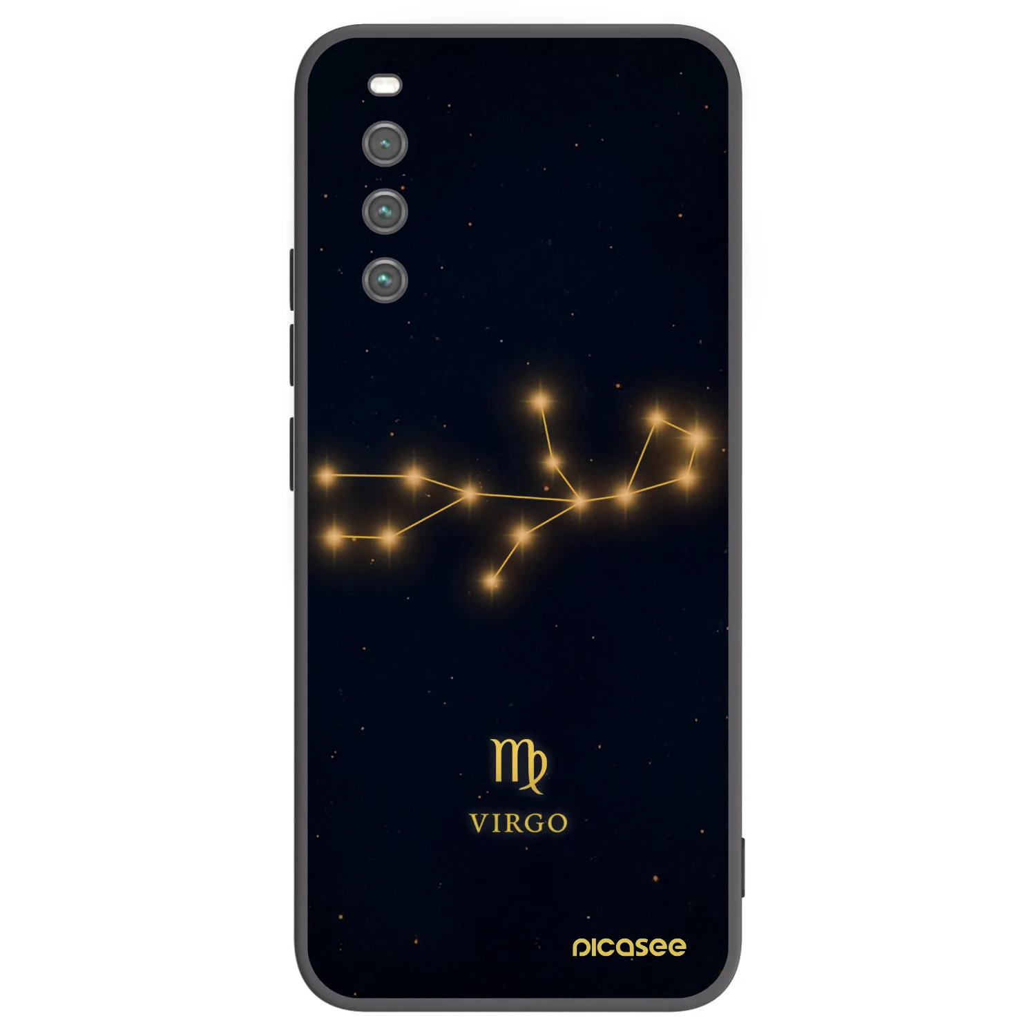 Picasee silikonový černý obal pro Sony Xperia 10 IV 5G - VIRGO