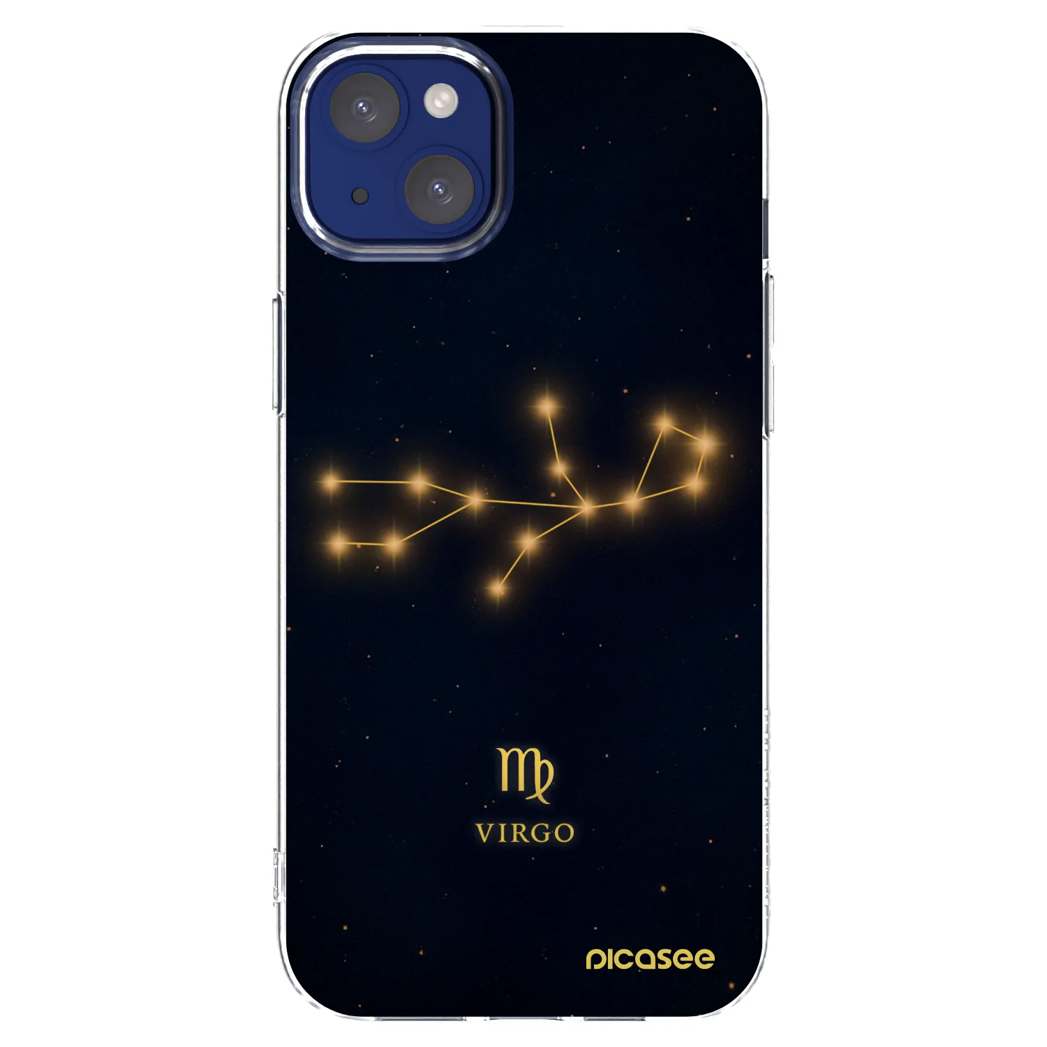 Picasee silikonový průhledný obal pro Apple iPhone 14 Plus - VIRGO