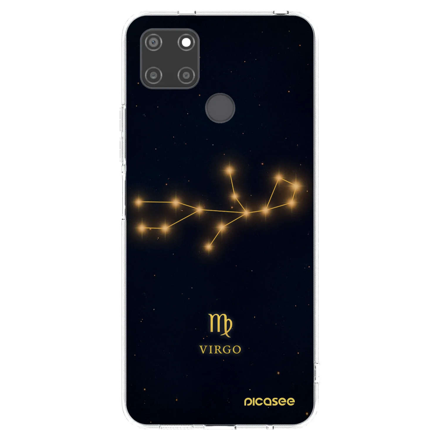 Picasee silikonový průhledný obal pro Realme C21Y - VIRGO