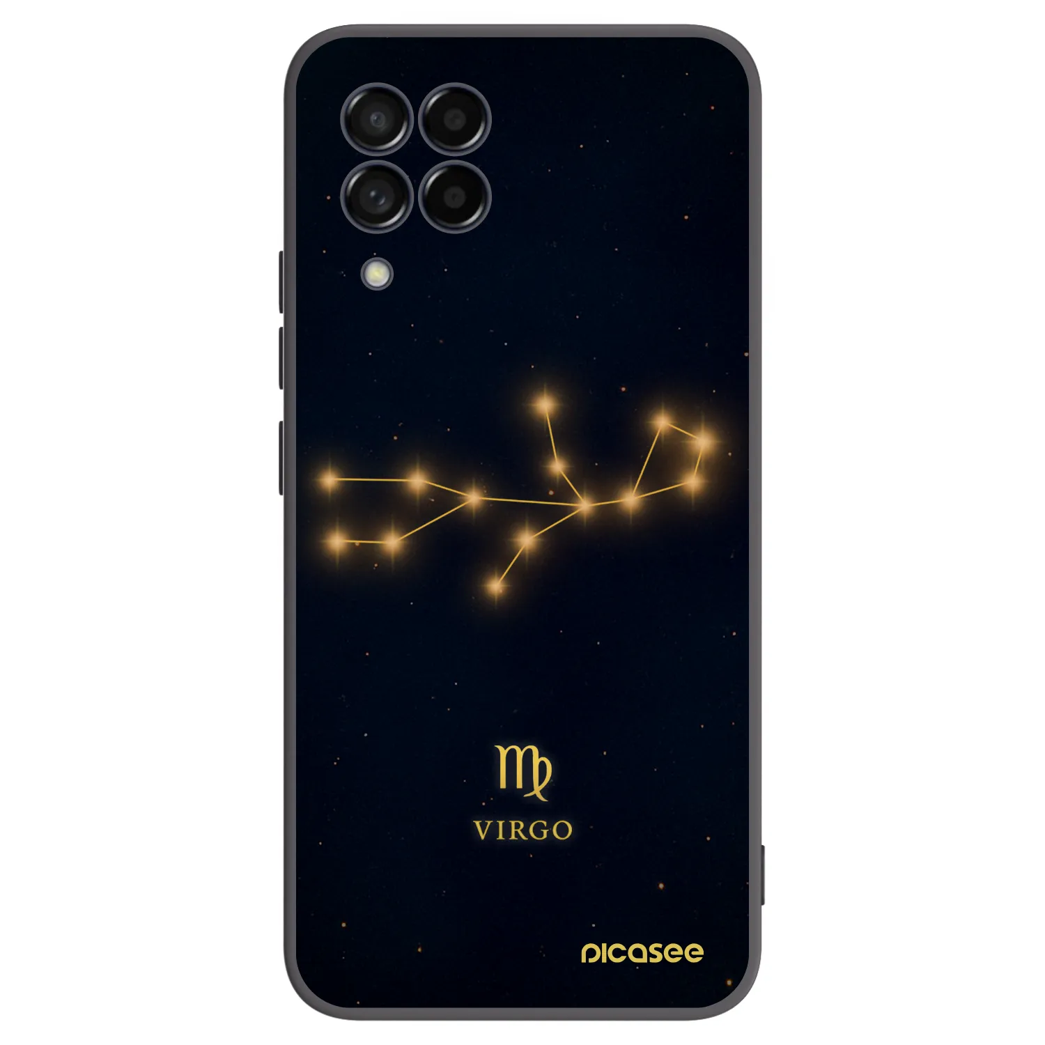 Picasee silikonový černý obal pro Samsung Galaxy M53 5G - VIRGO