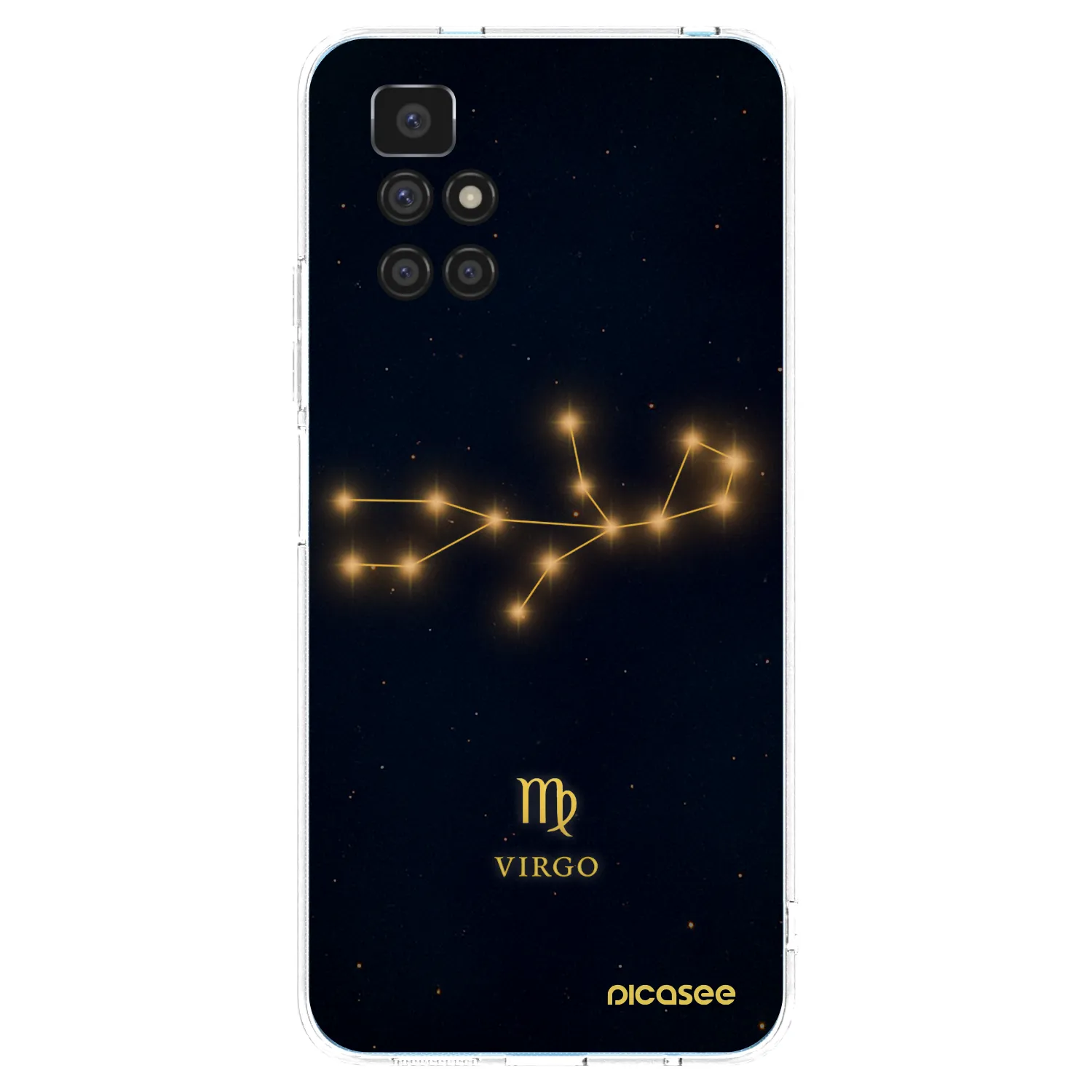 Picasee silikonový průhledný obal pro Xiaomi Redmi 10 (2022) - VIRGO