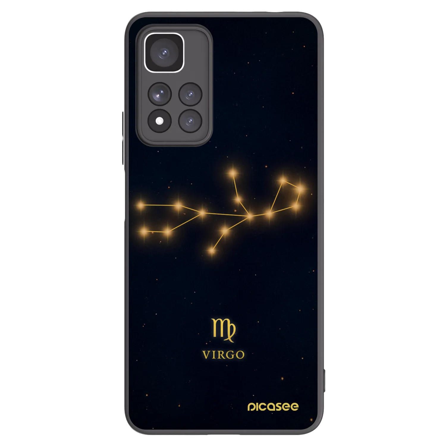 Picasee silikonový černý obal pro Xiaomi Redmi Note 11 Pro+ 5G - VIRGO