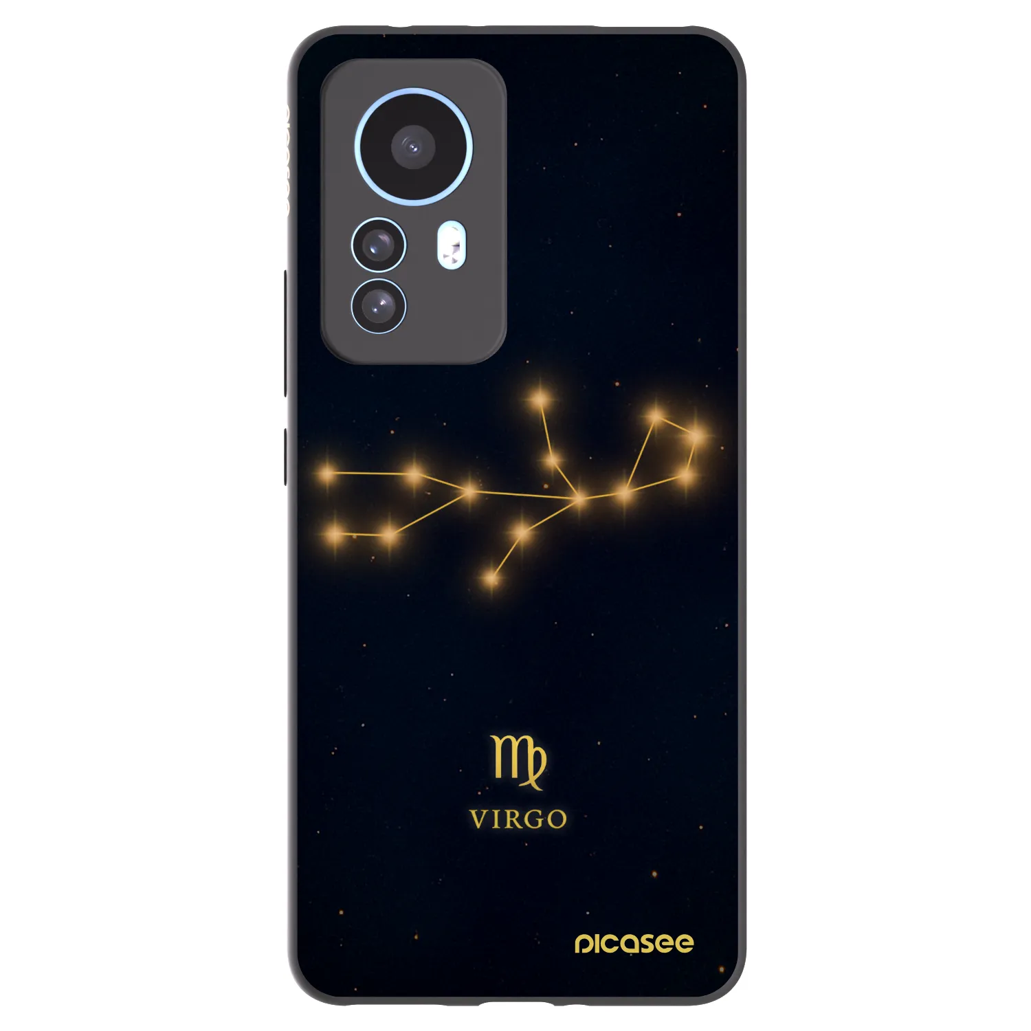 Picasee silikonový černý obal pro Xiaomi 12T - VIRGO