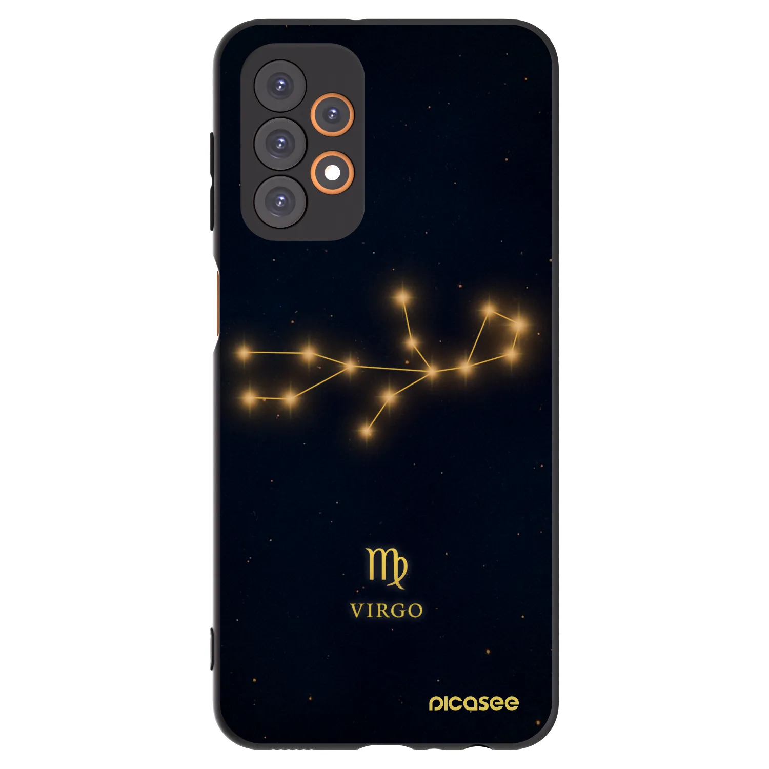 Picasee silikonový černý obal pro Samsung Galaxy A23 A236B 5G - VIRGO