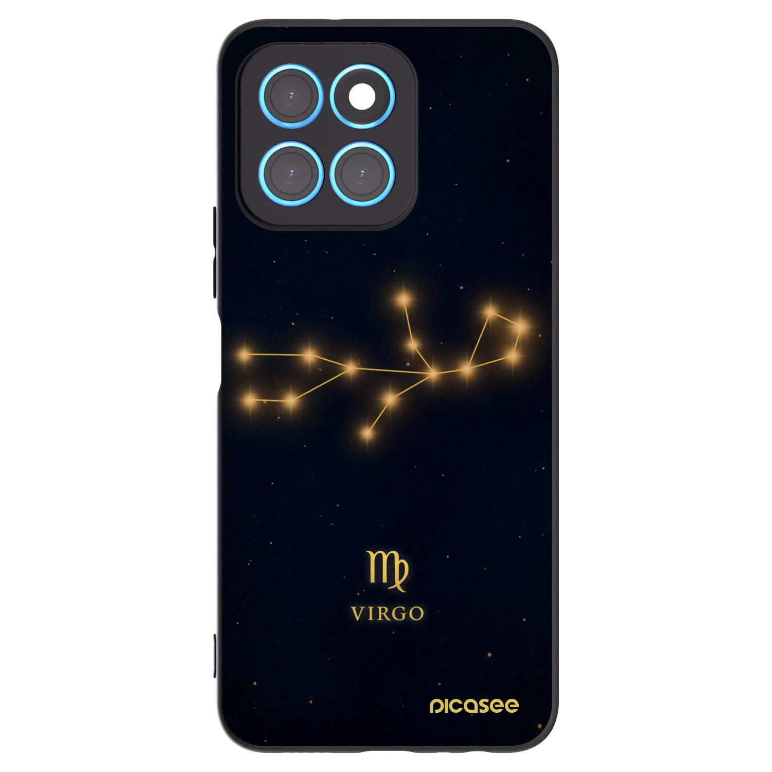 Picasee silikonový černý obal pro Honor X6 - VIRGO