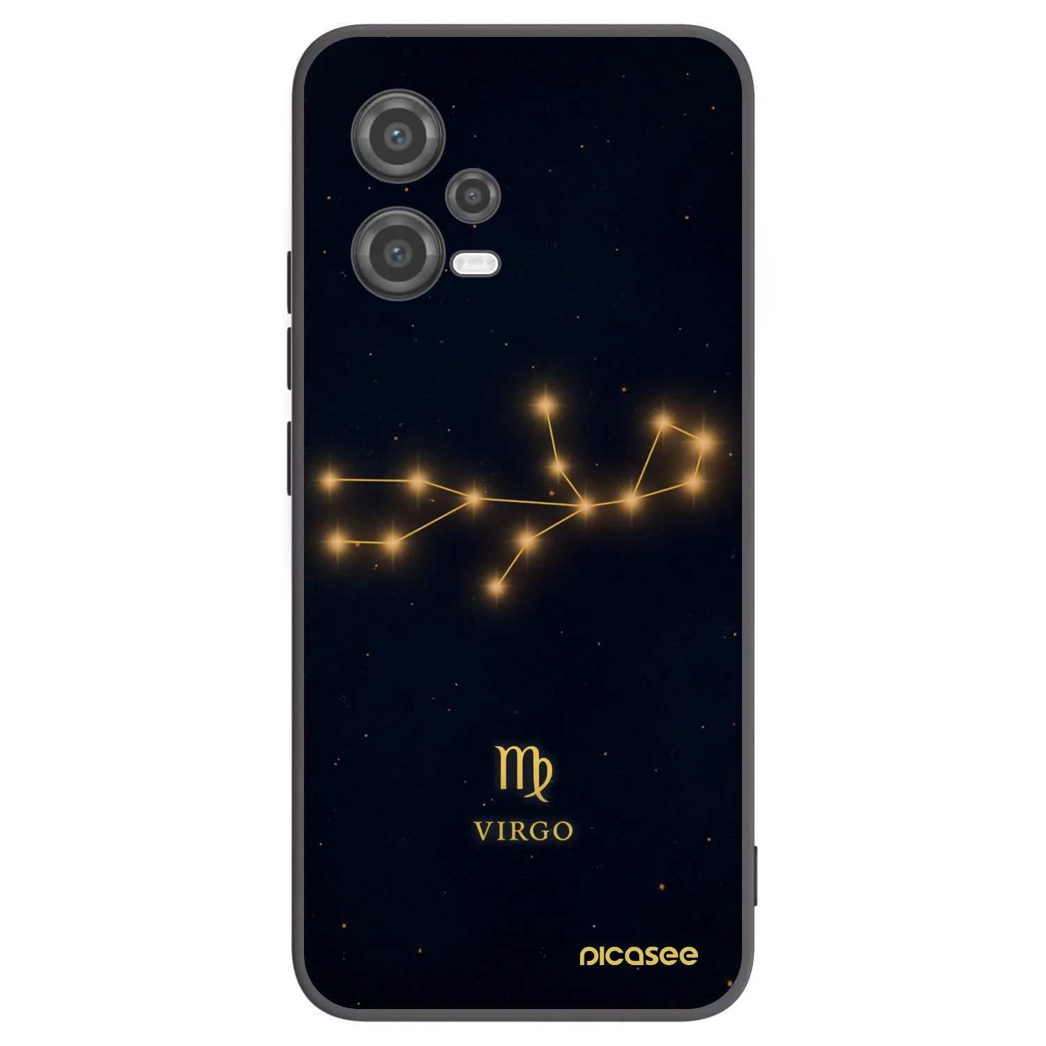 Picasee silikonový černý obal pro Xiaomi Poco X5 - VIRGO