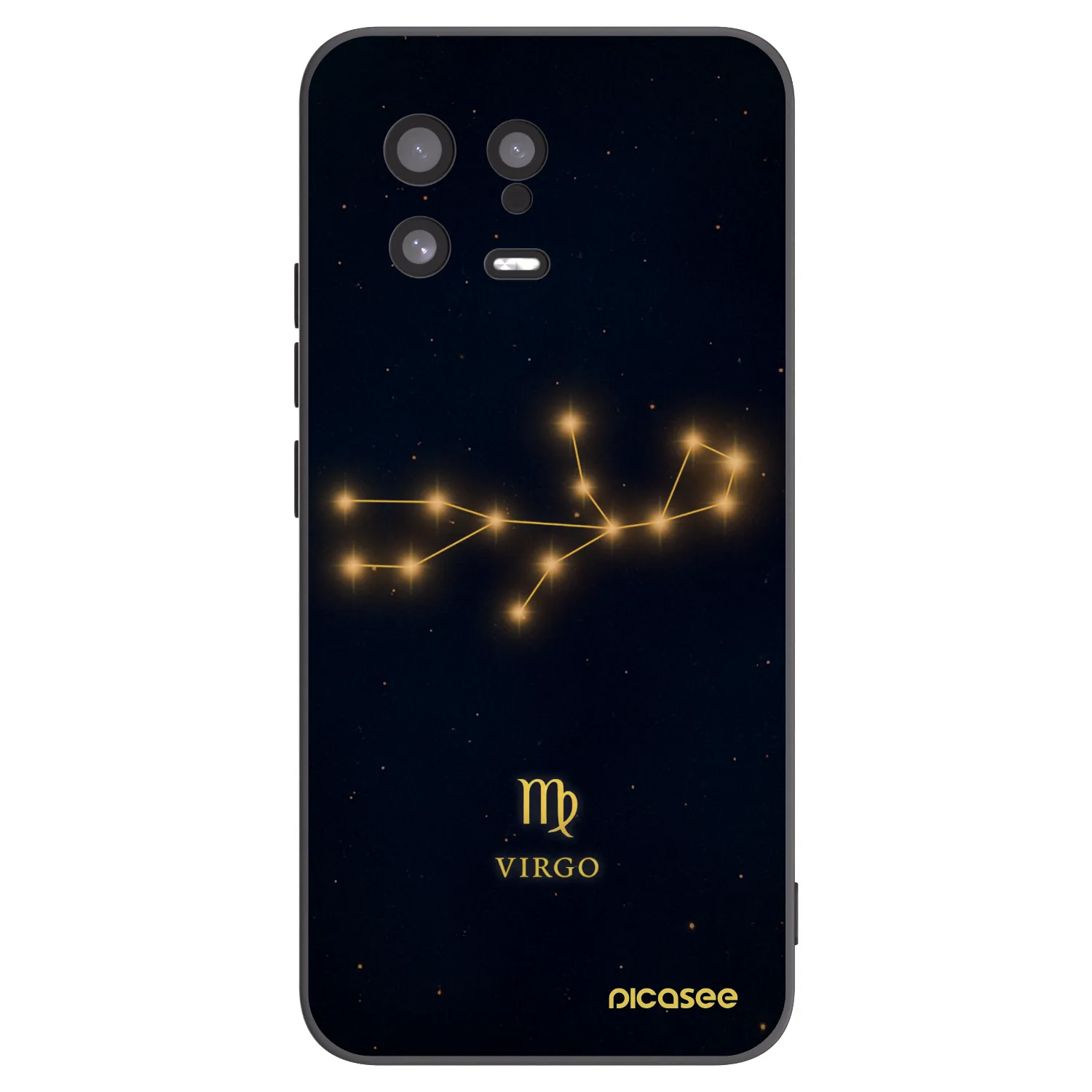 Picasee silikonový černý obal pro Xiaomi 13 - VIRGO