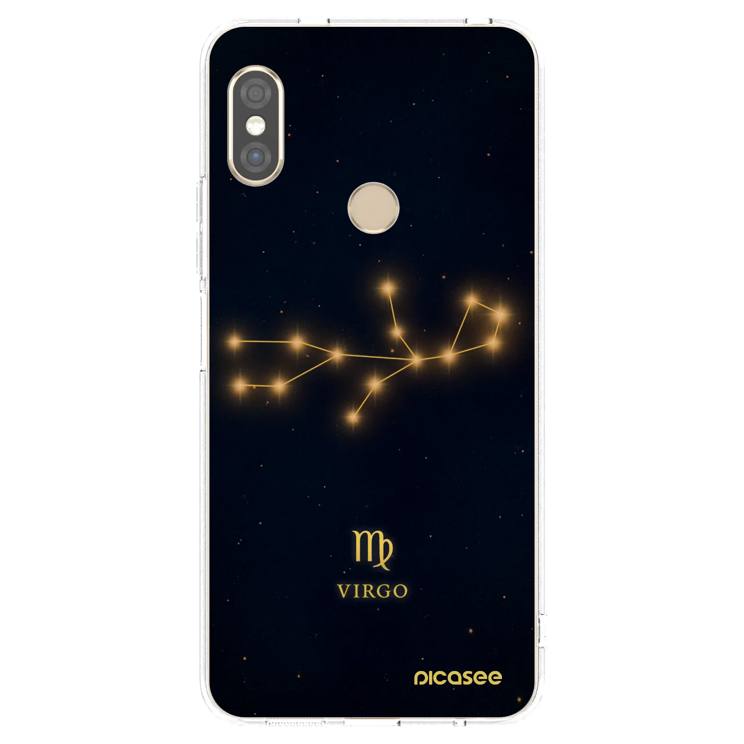 Picasee silikonový průhledný obal pro Xiaomi Redmi Note 5 Global - VIRGO