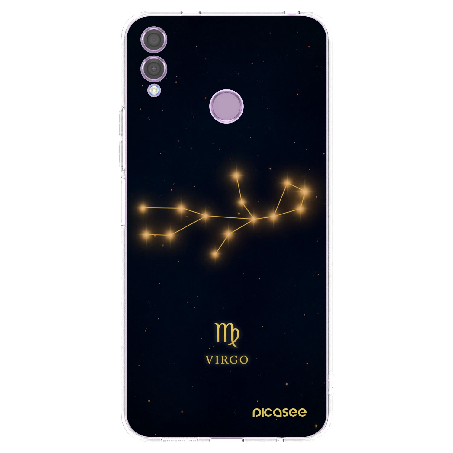 Picasee silikonový průhledný obal pro Honor 8X - VIRGO