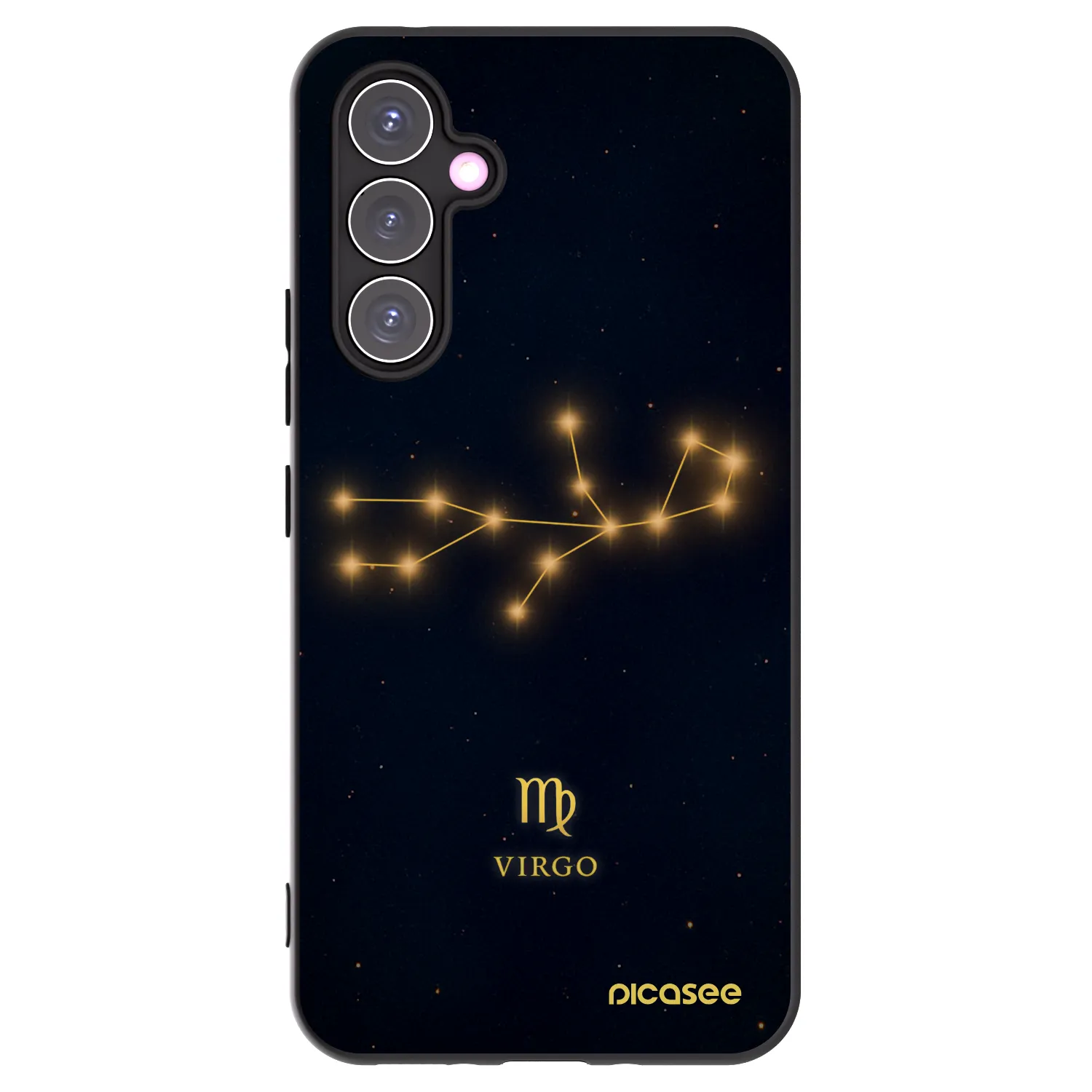Picasee silikonový černý obal pro Samsung Galaxy A54 5G A546B - VIRGO