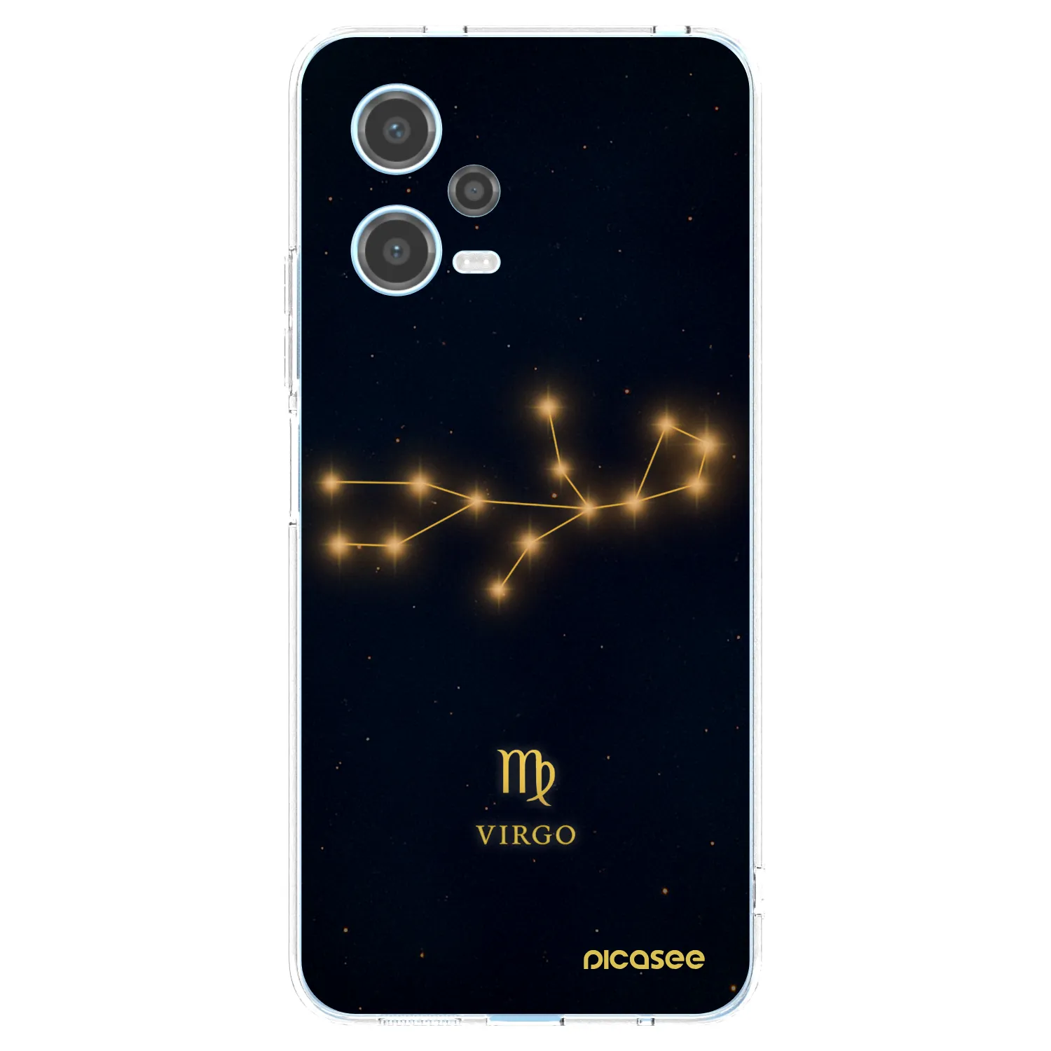 Picasee silikonový průhledný obal pro Xiaomi Redmi Note 12 5G - VIRGO